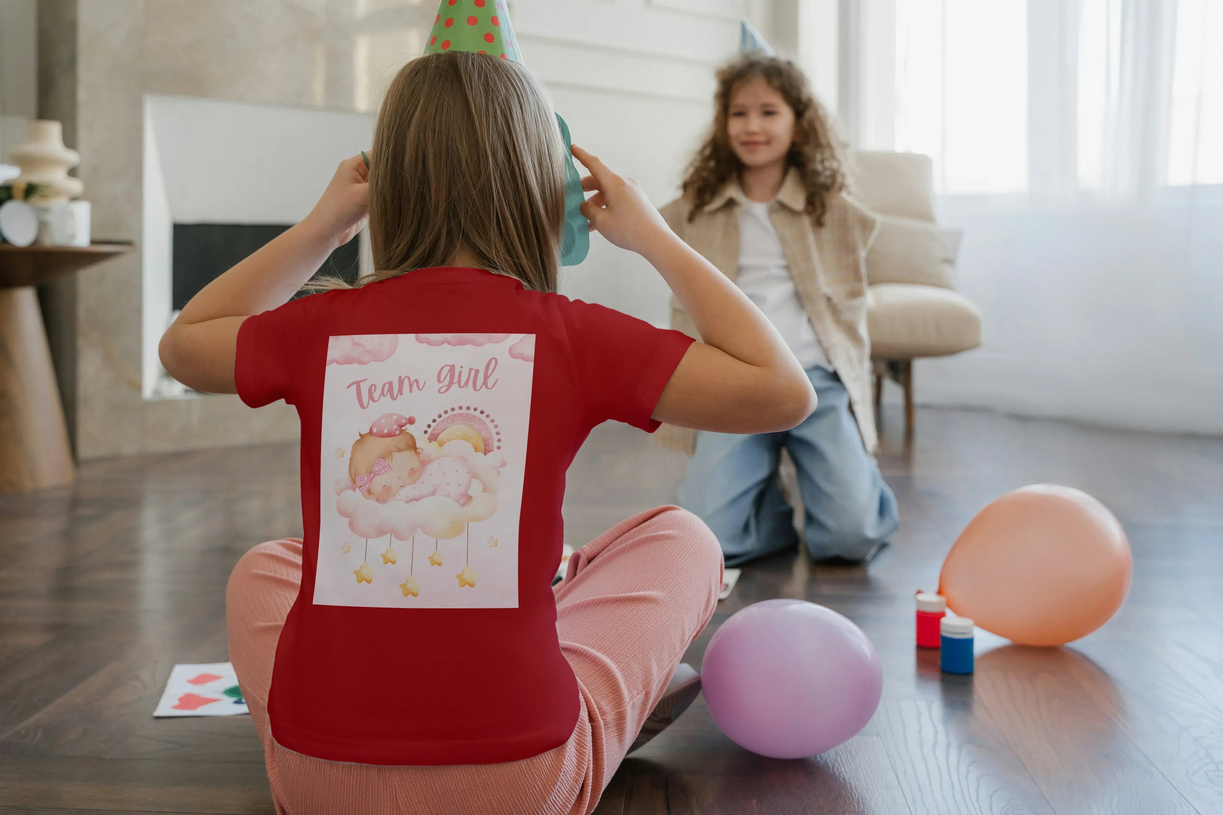 Team Girl Graphic T-Shirt for Girl's - Not So Suttle