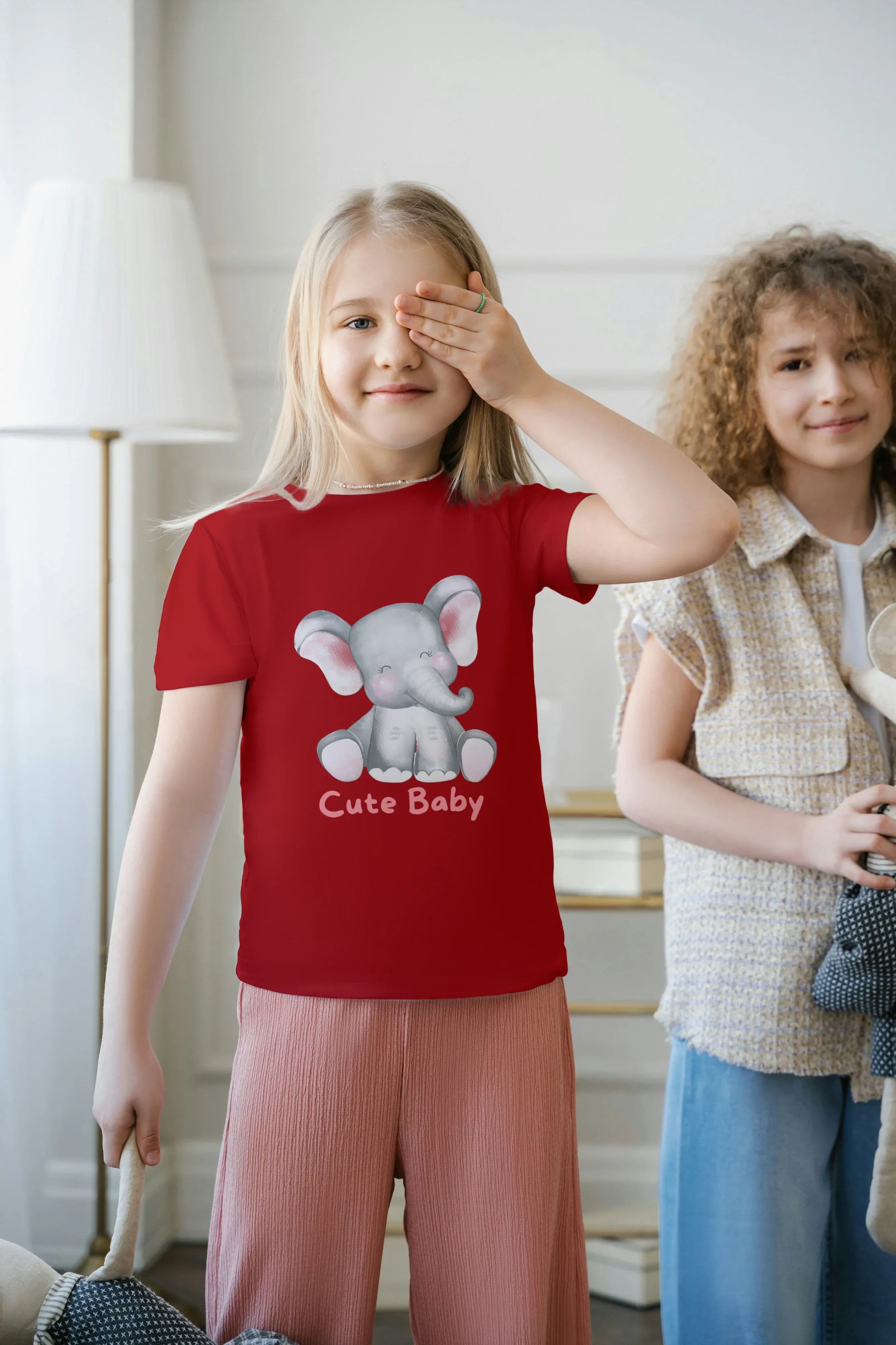 Cute Baby Graphic T-Shirt for Girl's - Not So Suttle