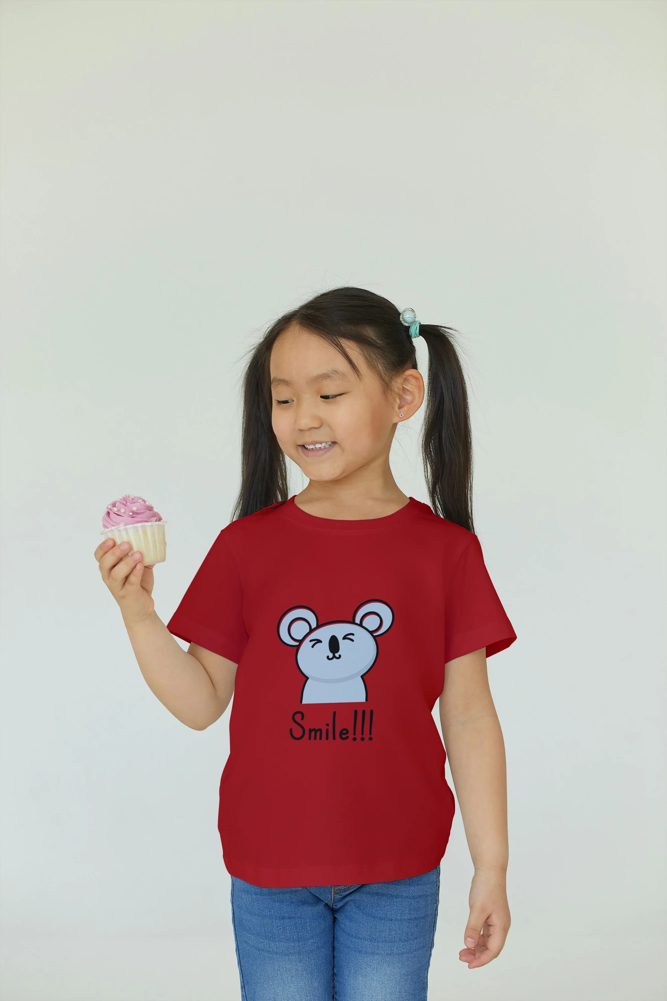 Smile Graphic T-Shirt for Girl's - Not So Suttle