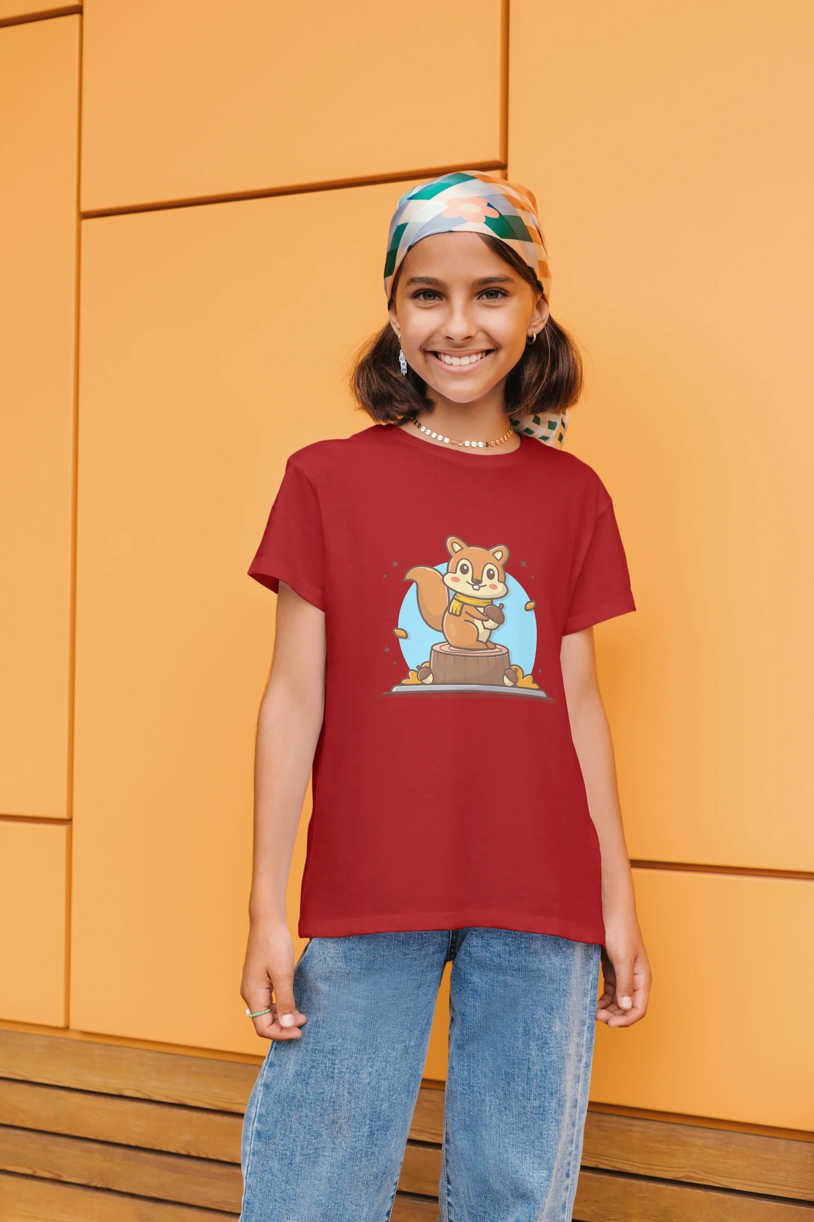 Squirrel Graphic T-Shirt for Girl's - Not So Suttle