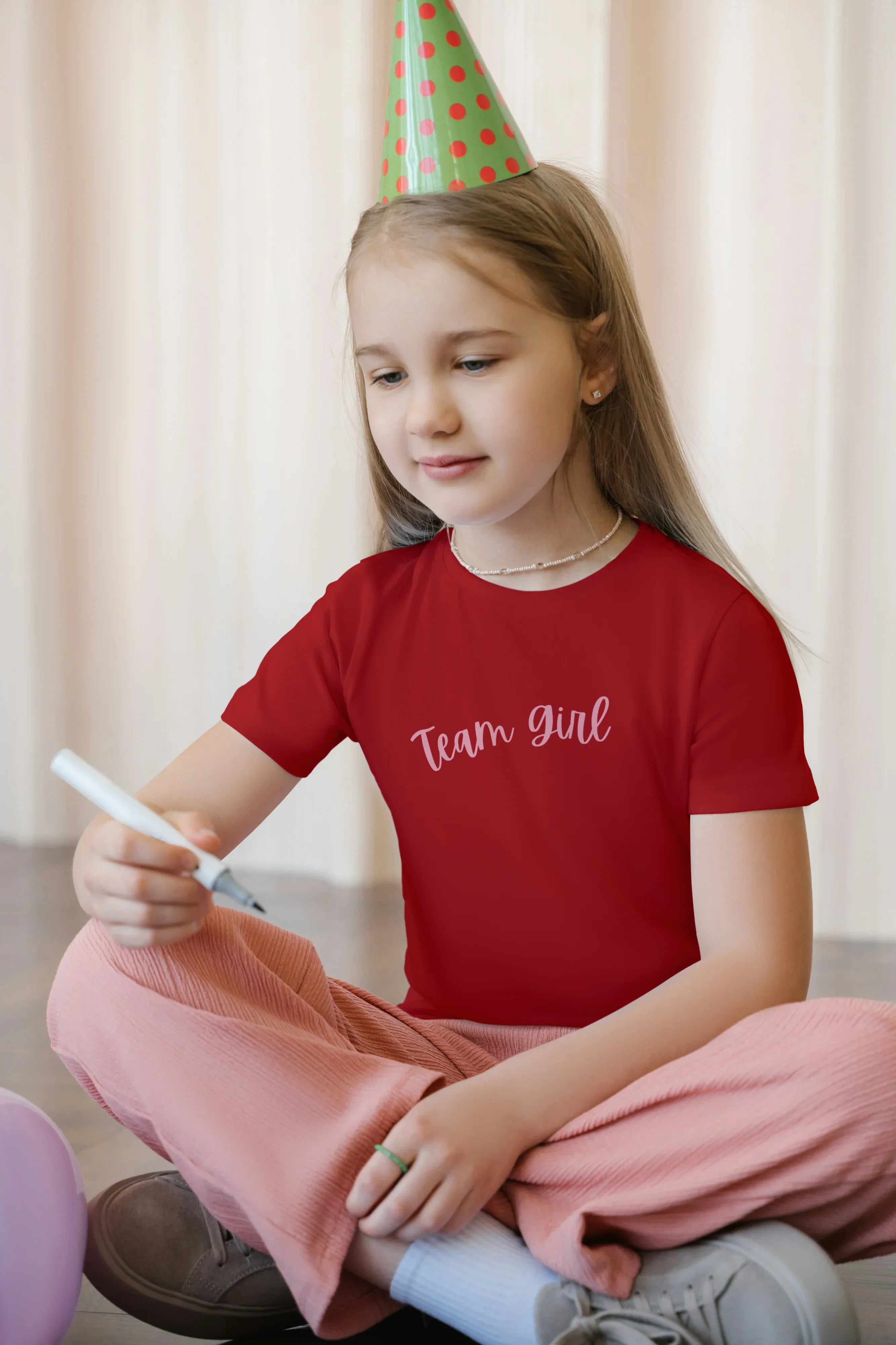 Team Girl Graphic T-Shirt for Girl's - Not So Suttle