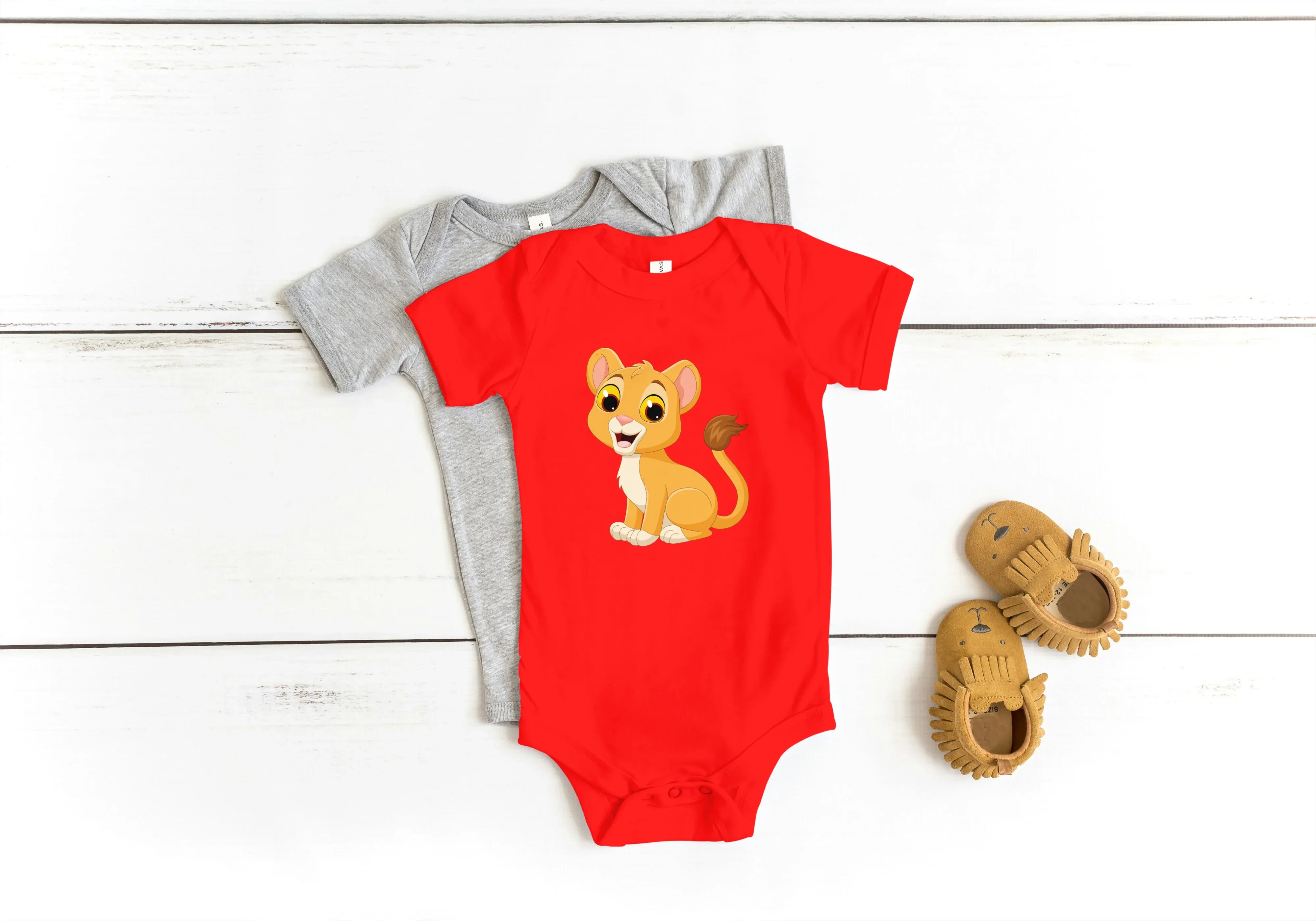 Lion Graphic Kids Rompers - Not So Suttle