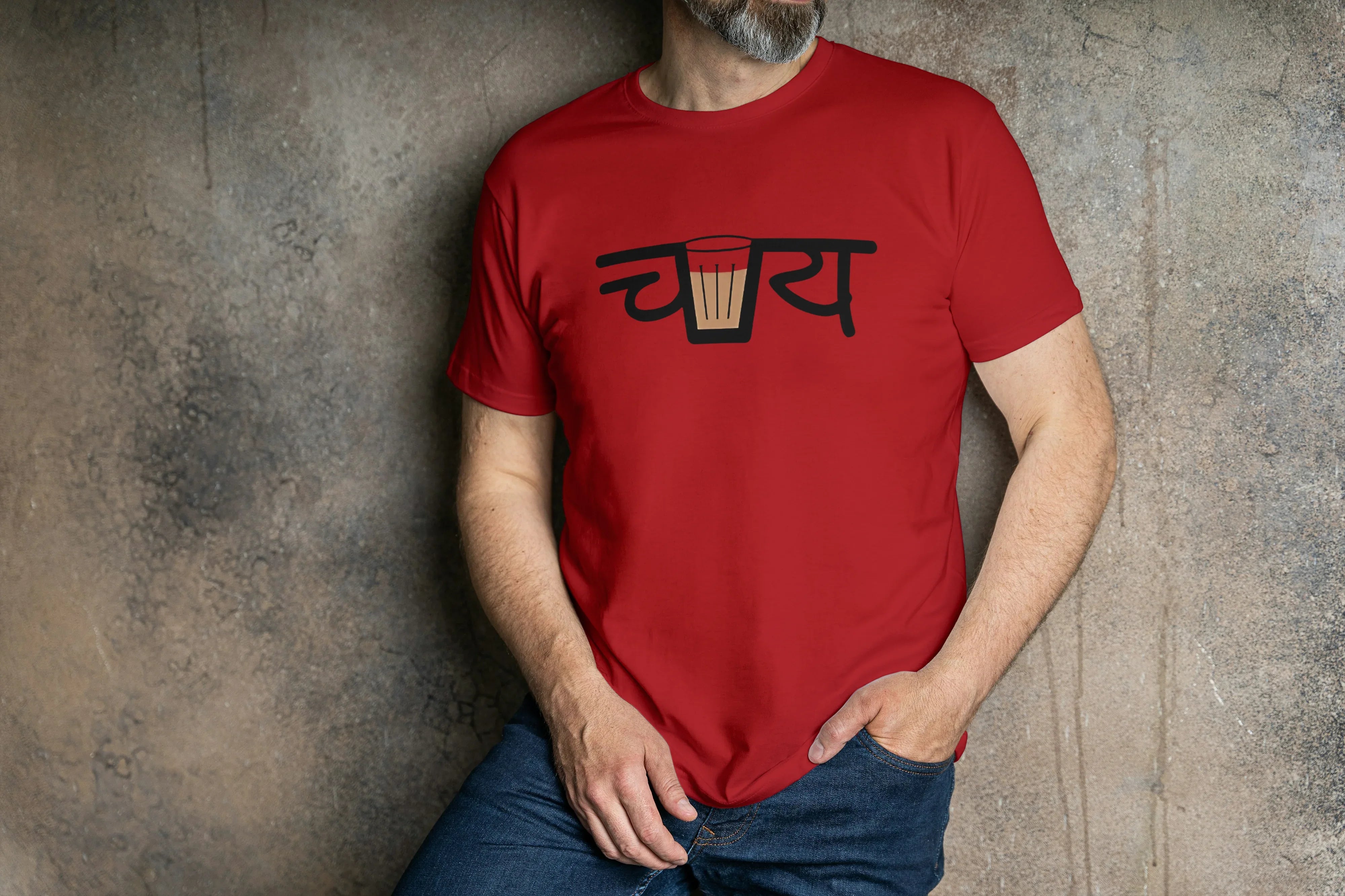 Chai Graphic Classic Crew T-Shirt for Men - Not So Suttle