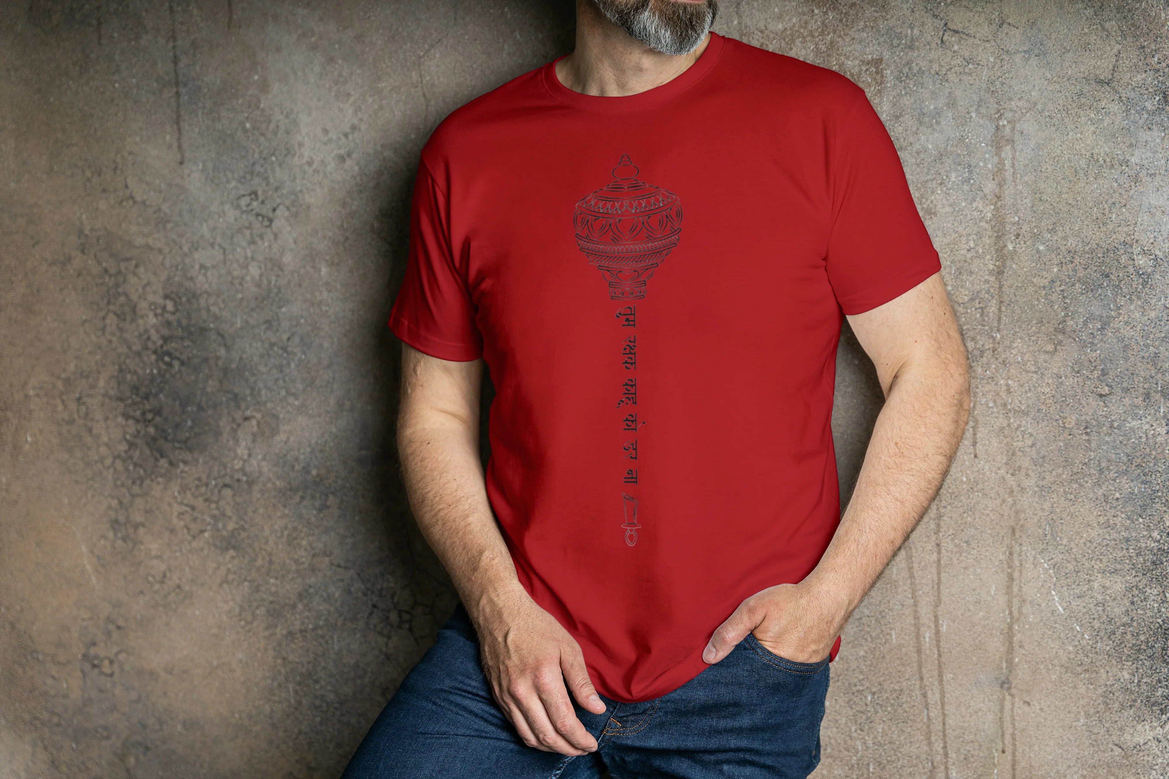 Chalisa Graphic Classic Crew T-Shirt for Men - Not So Suttle