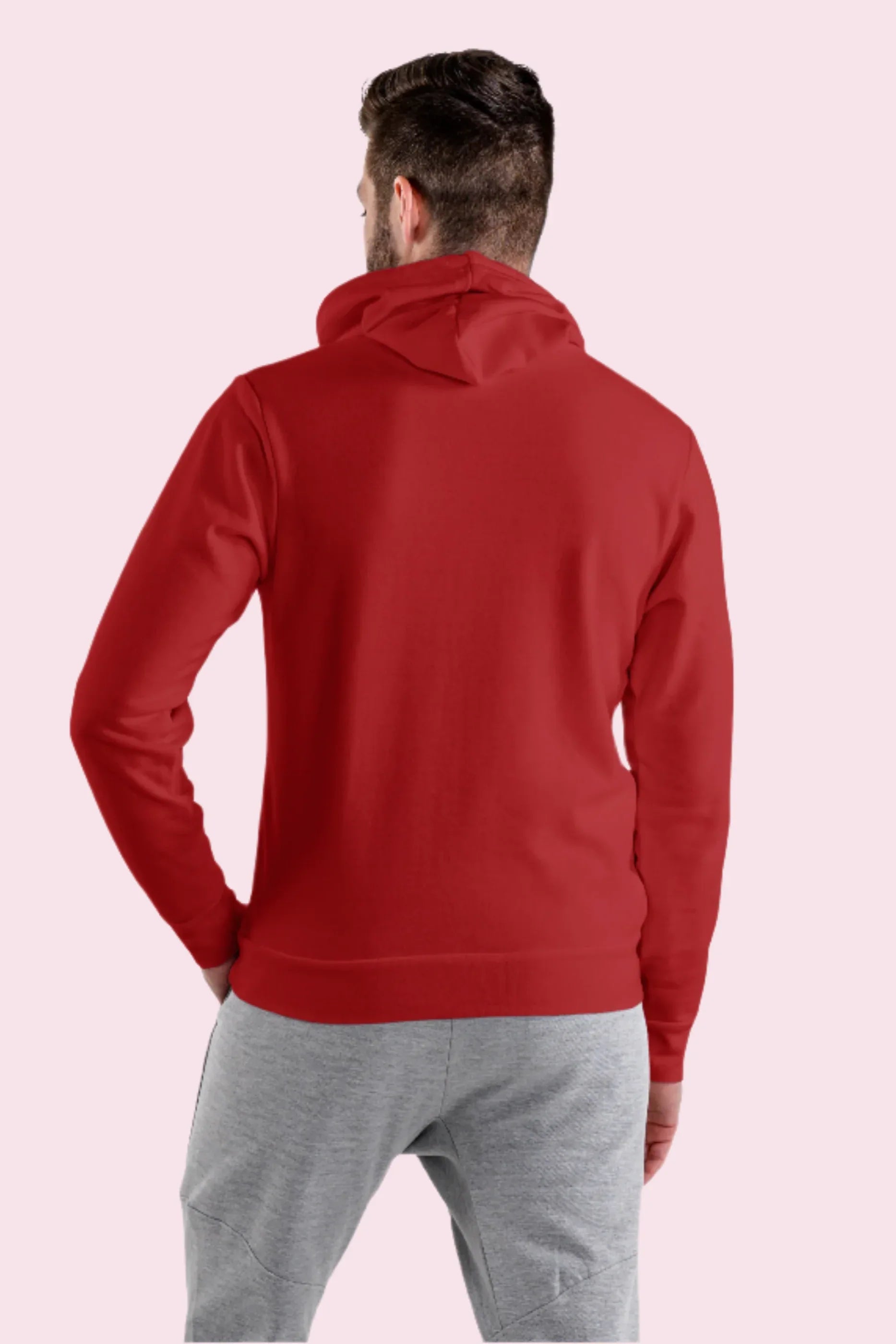 Red Men's Hoodie - Not So Suttle