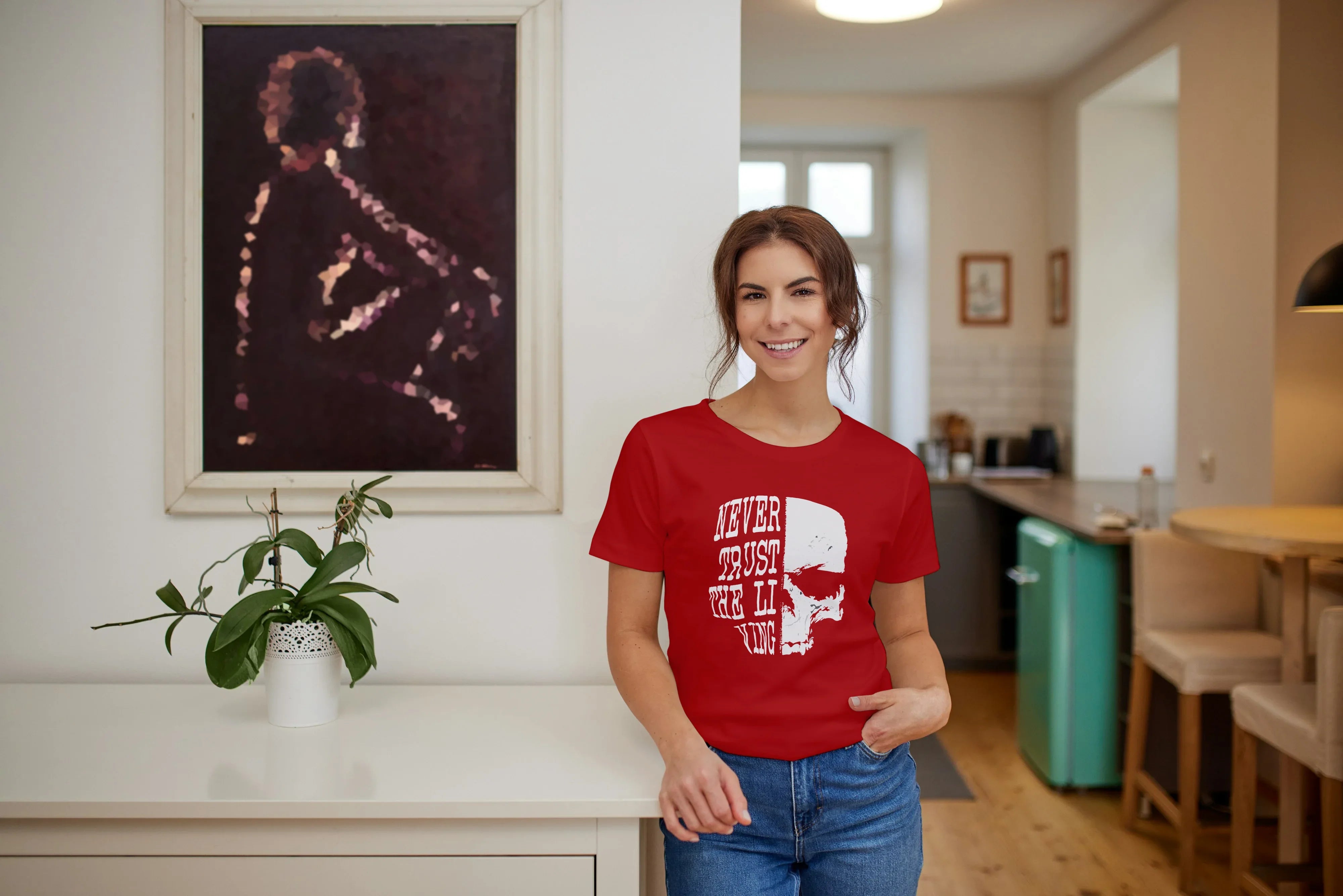 Never Trust the Living Graphic Classic T-Shirt for Women - Not So Suttle