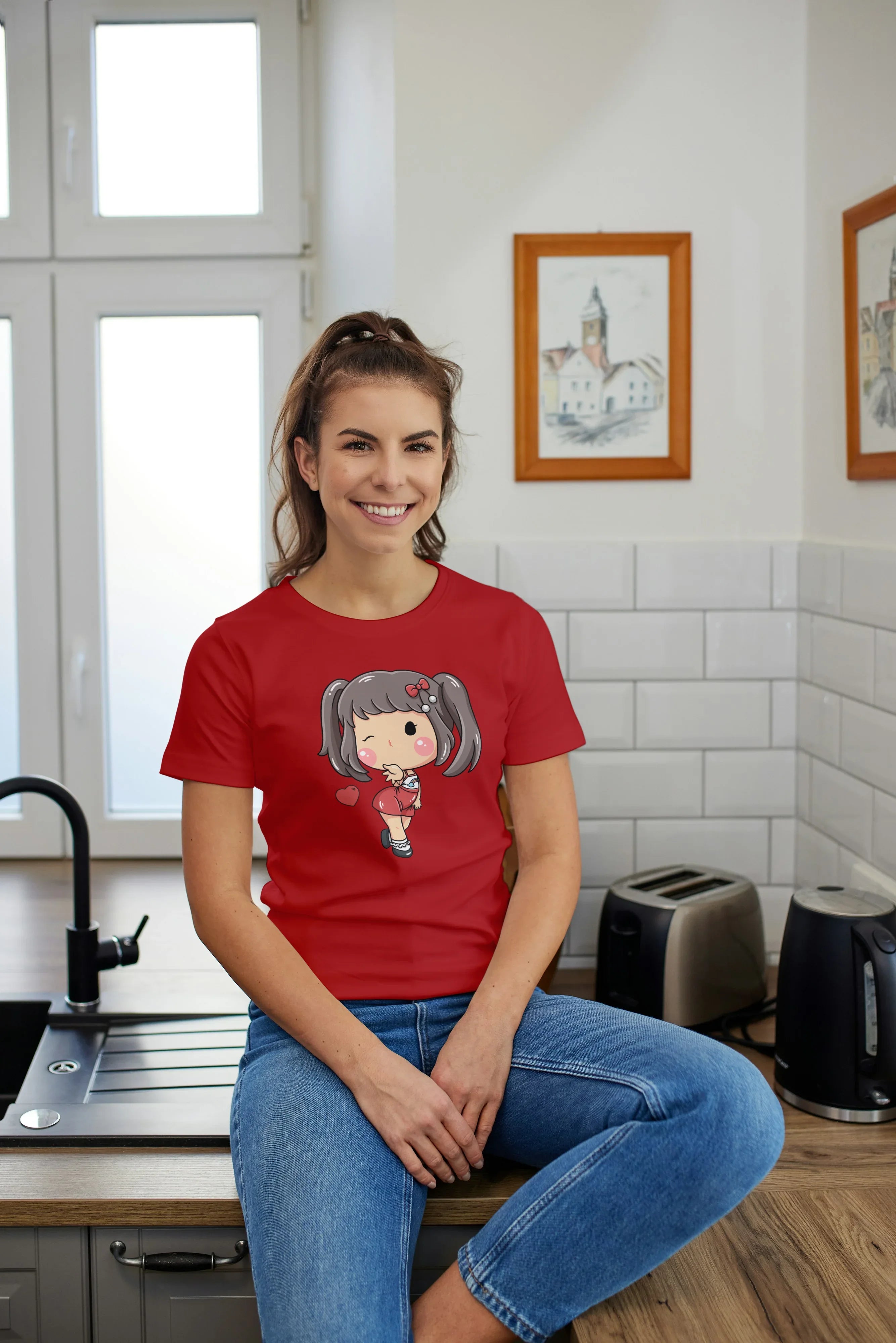 Girl Graphic Classic T-Shirt for Women - Not So Suttle