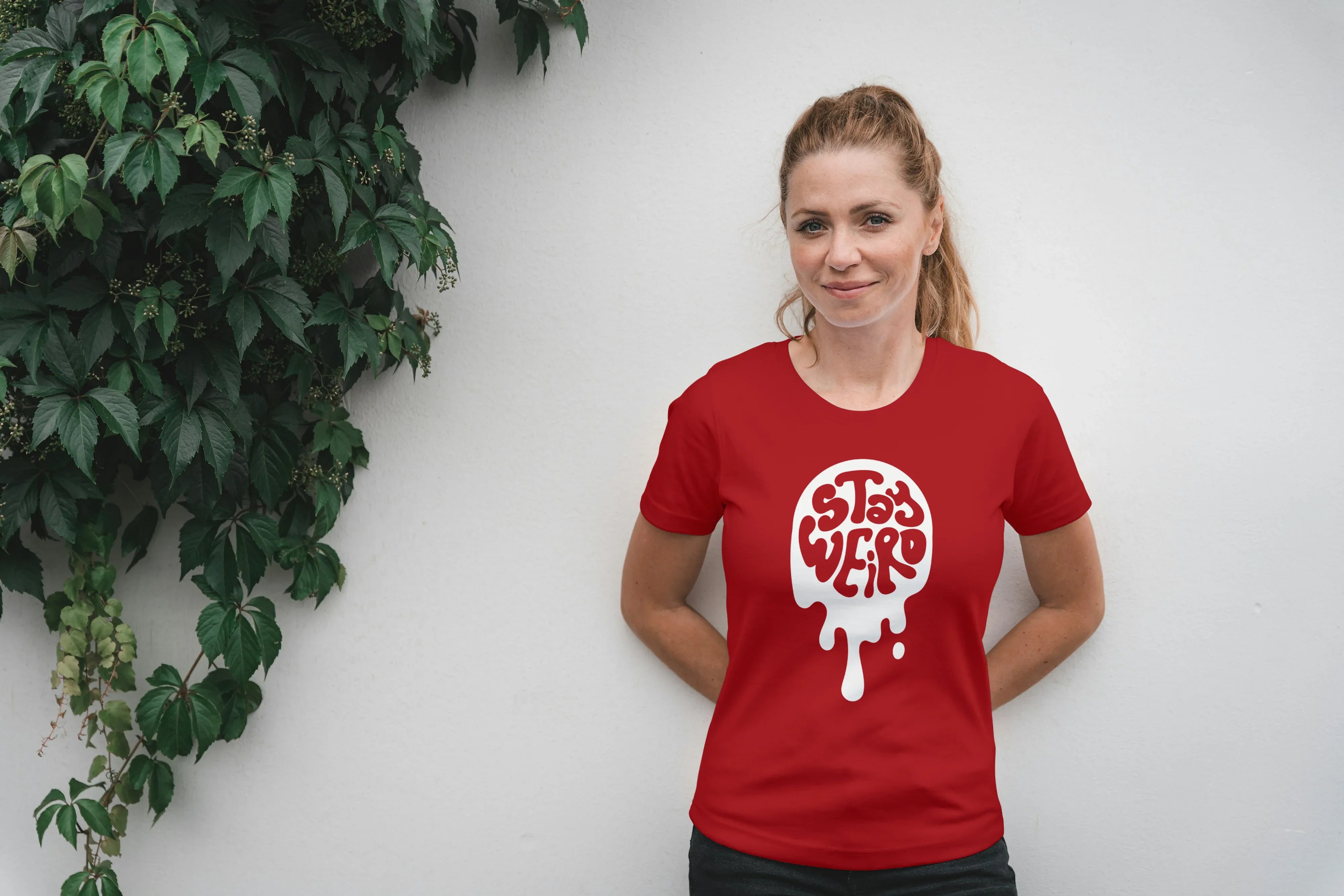 Stay Weird Graphic Classic T-Shirt for Women - Not So Suttle