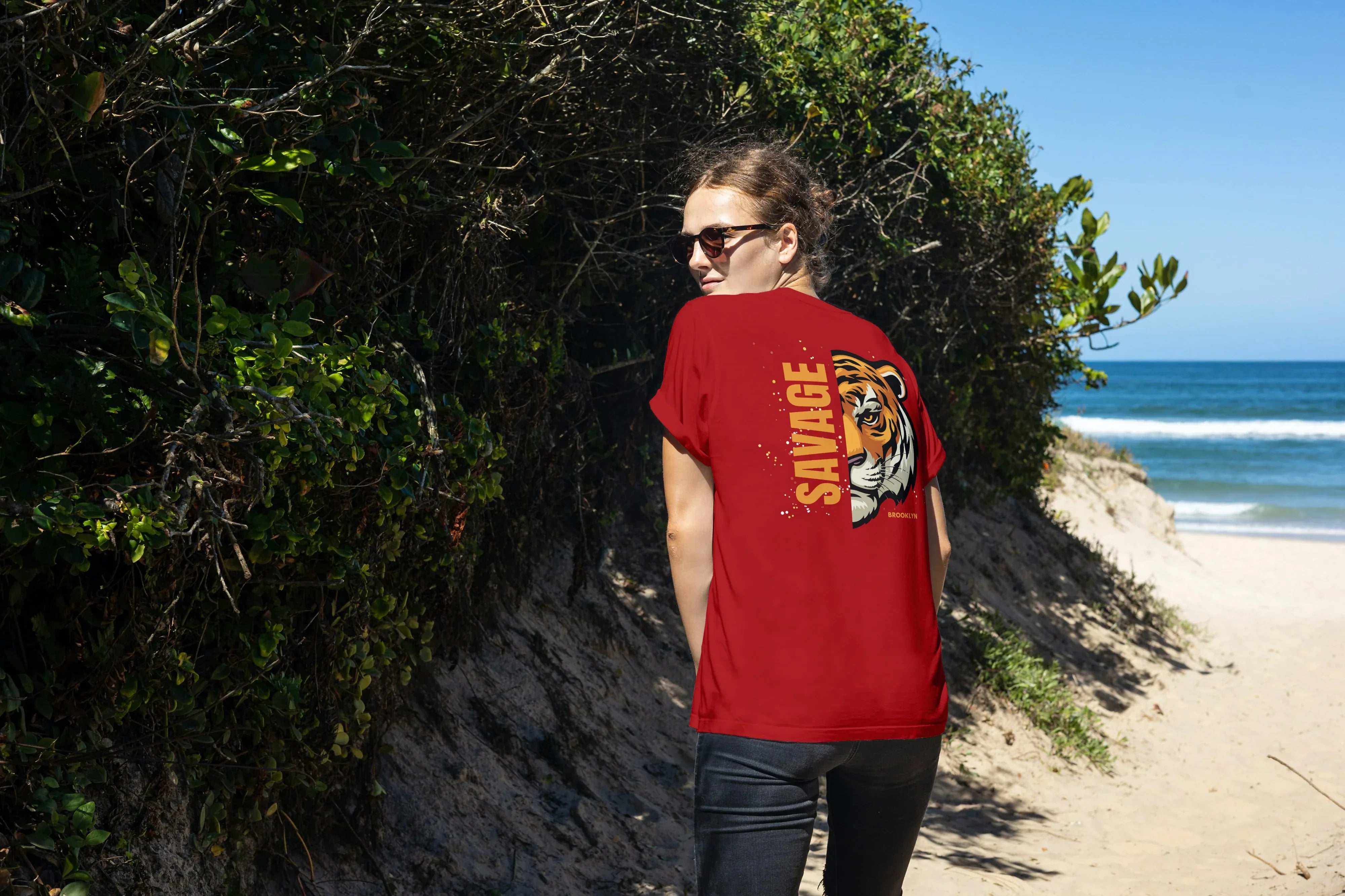 Savage Graphic Oversized Classic T-Shirt for Women - Not So Suttle