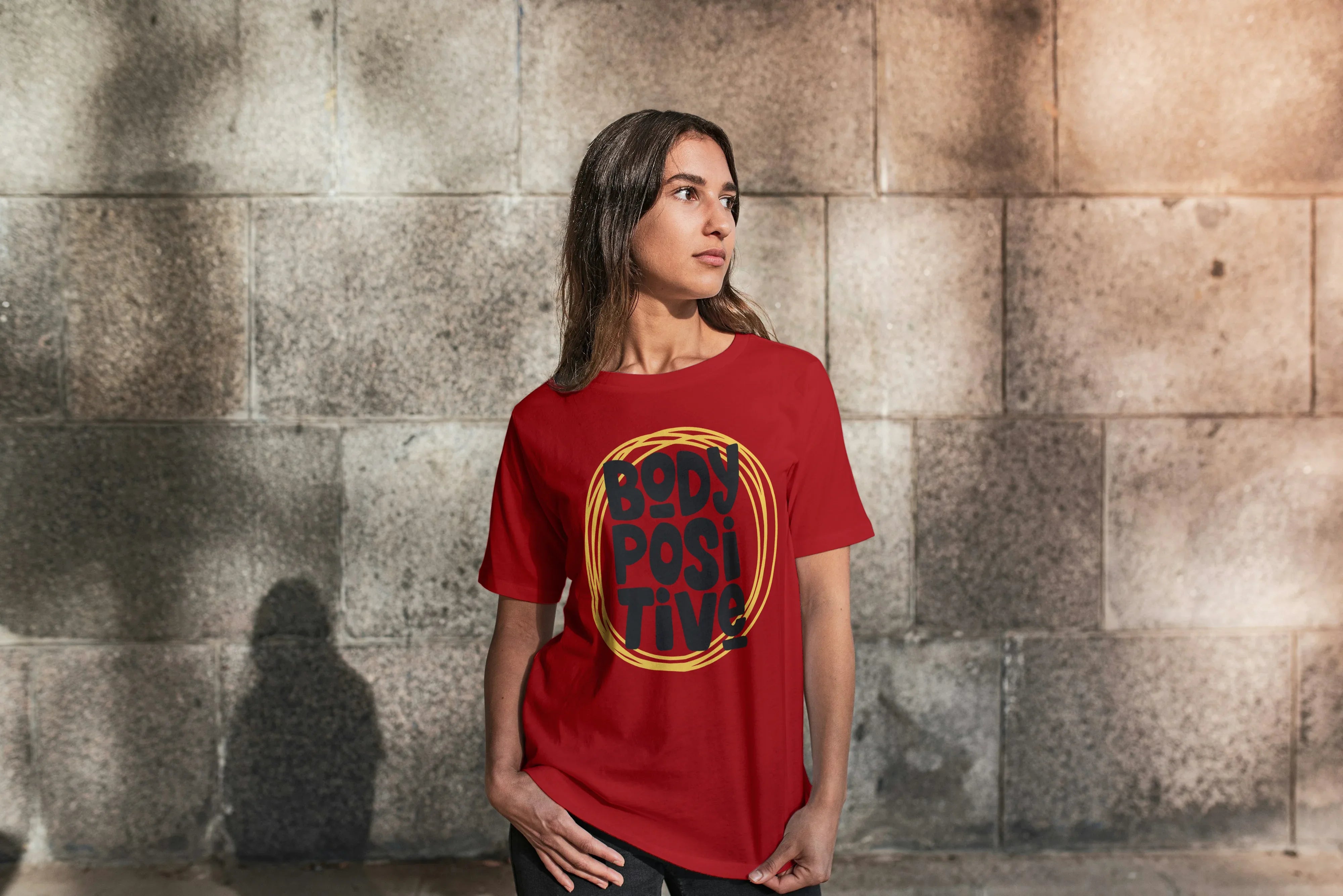 Body Positive Graphic Oversized Classic T-Shirt for Women - Not So Suttle