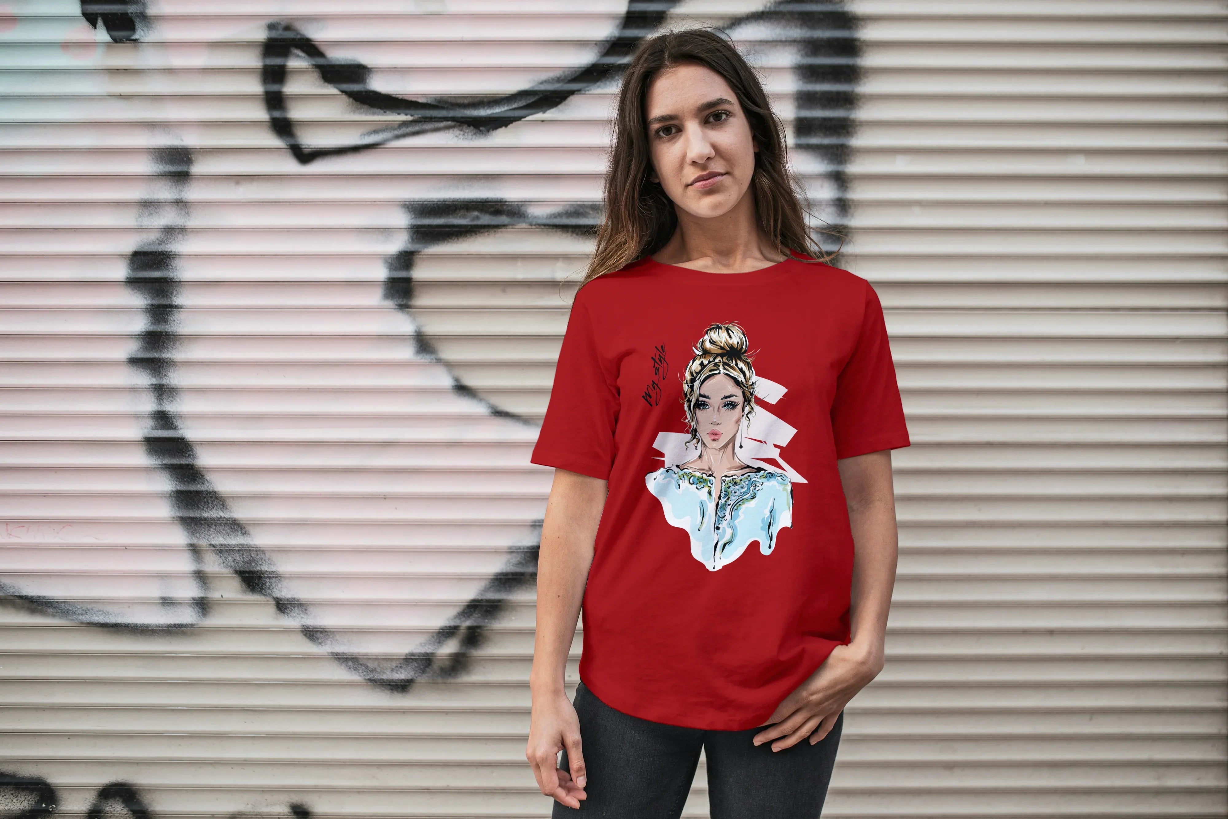 My Style Graphic Oversized Classic T-Shirt for Women - Not So Suttle