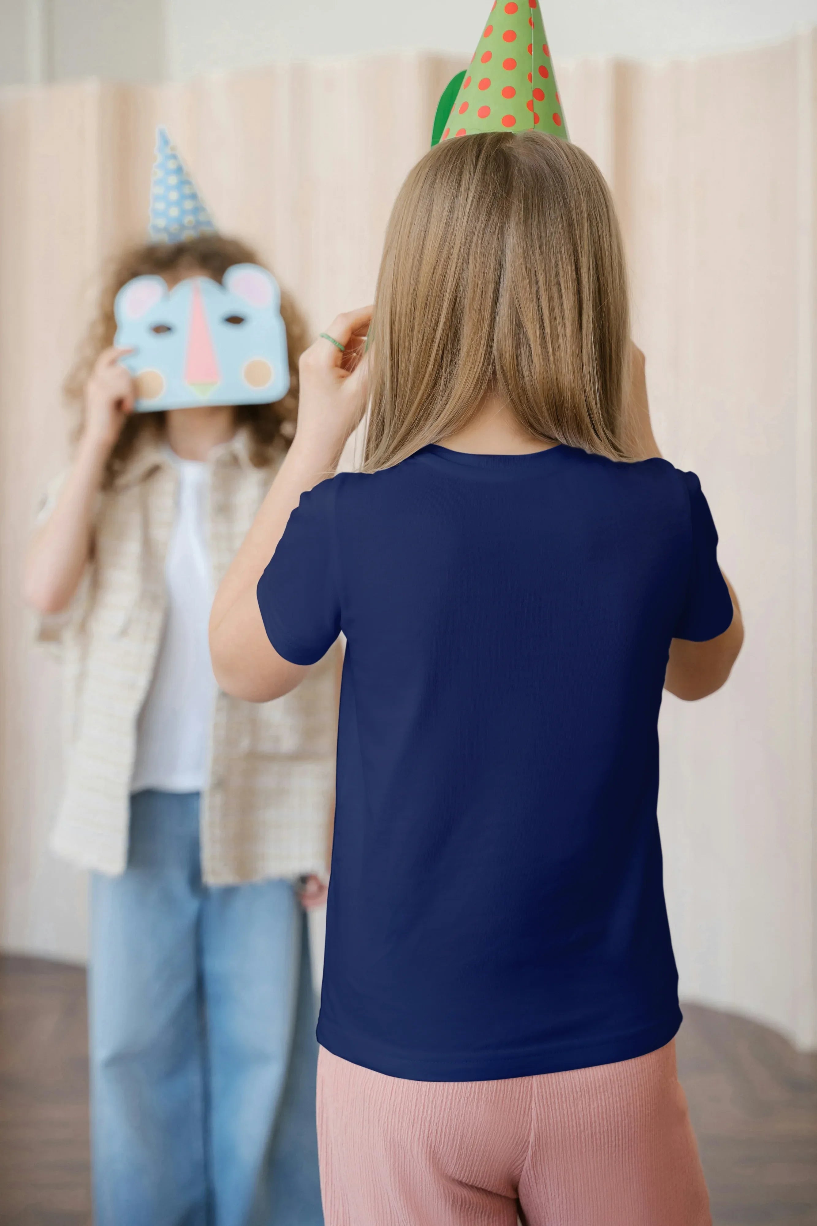 Girl's Crew Neck Royal Blue T-Shirt - Not So Suttle