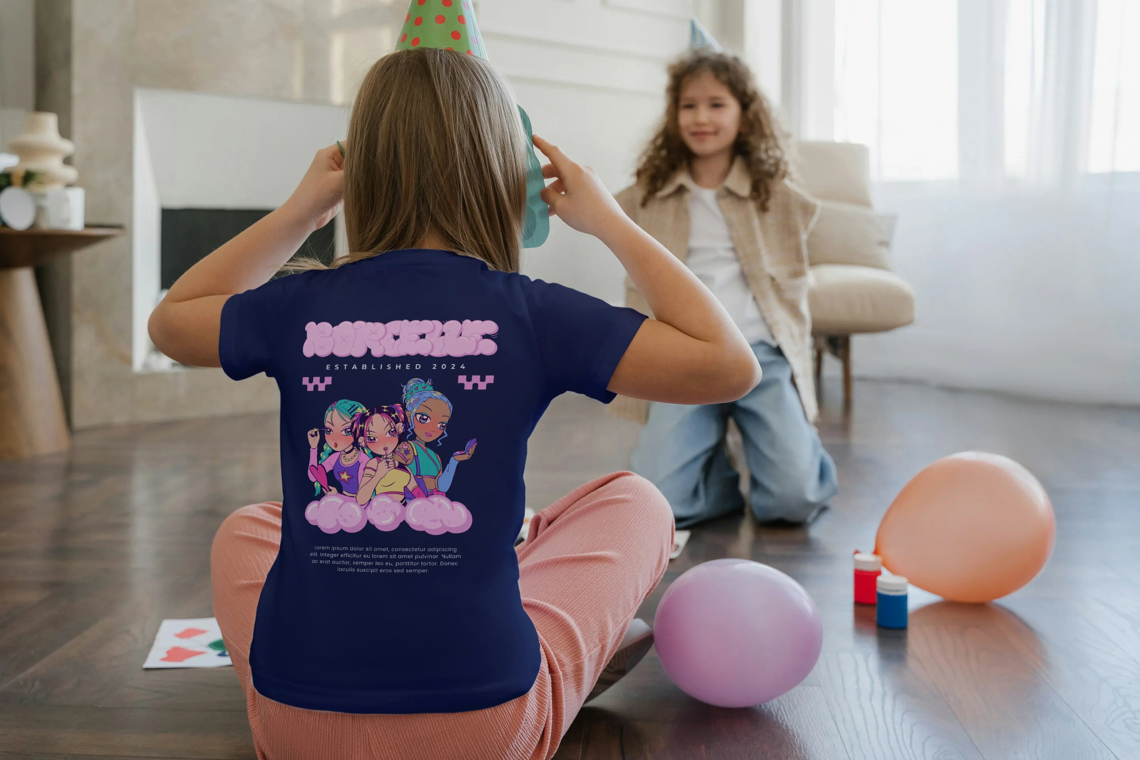 Boroelle Graphic T-Shirt for Girl's - Not So Suttle