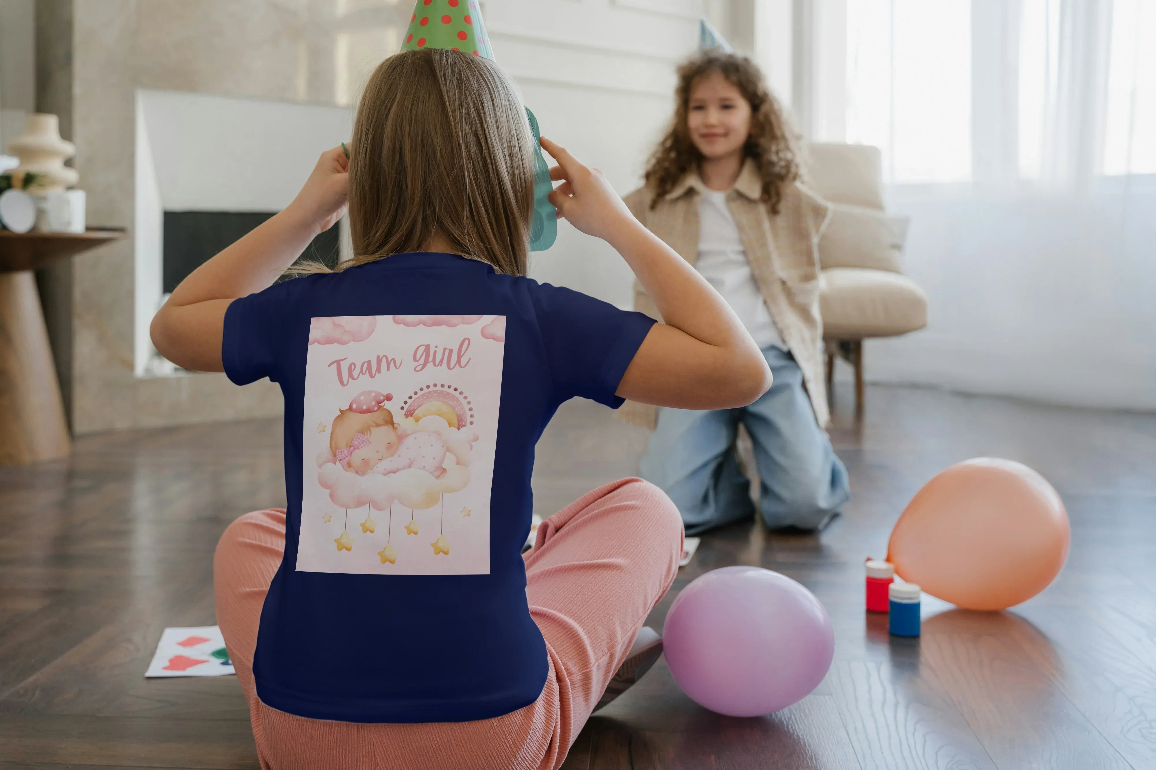 Team Girl Graphic T-Shirt for Girl's - Not So Suttle