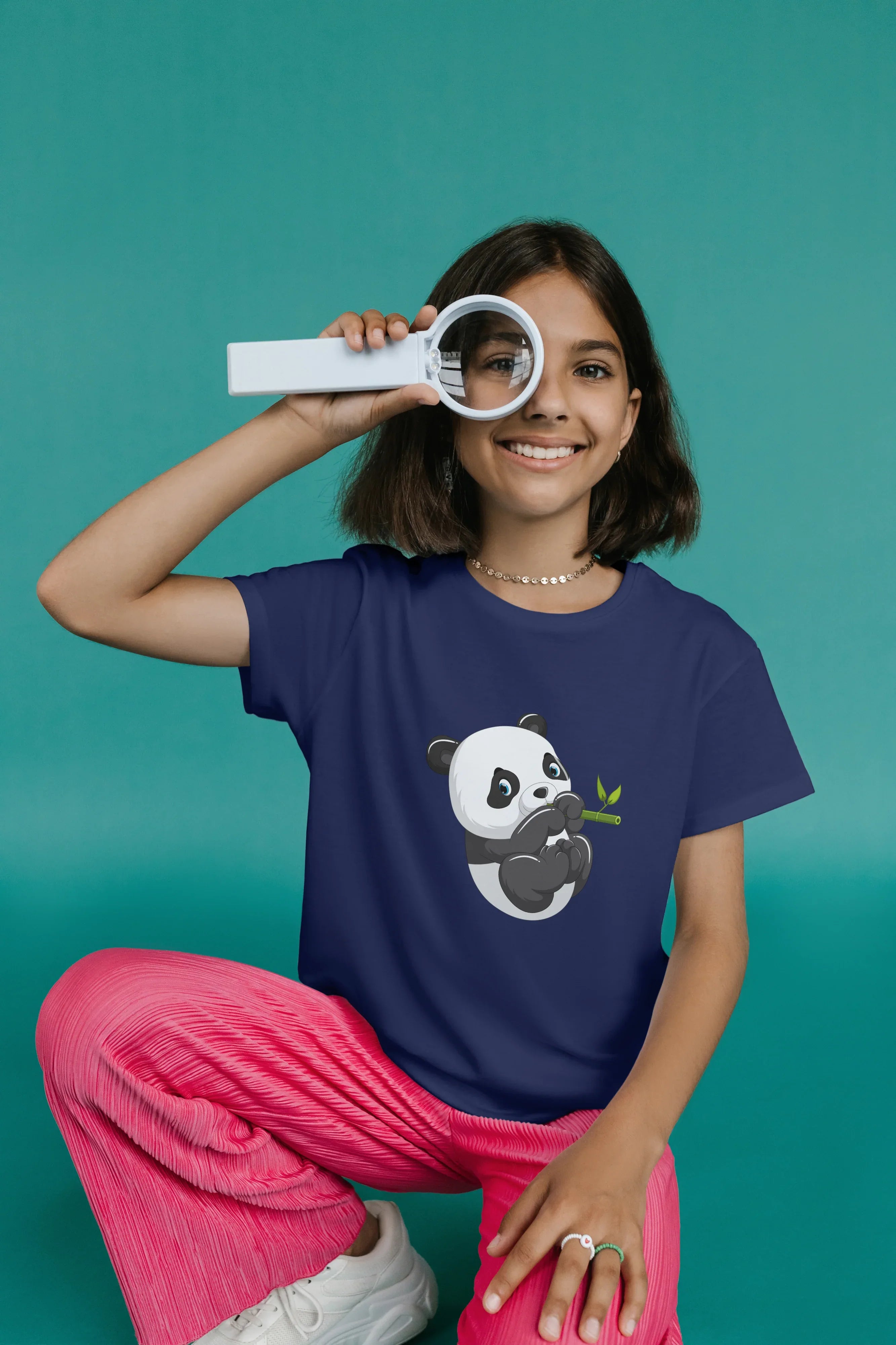 Playing Panda Graphic T-Shirt for Girl's - Not So Suttle