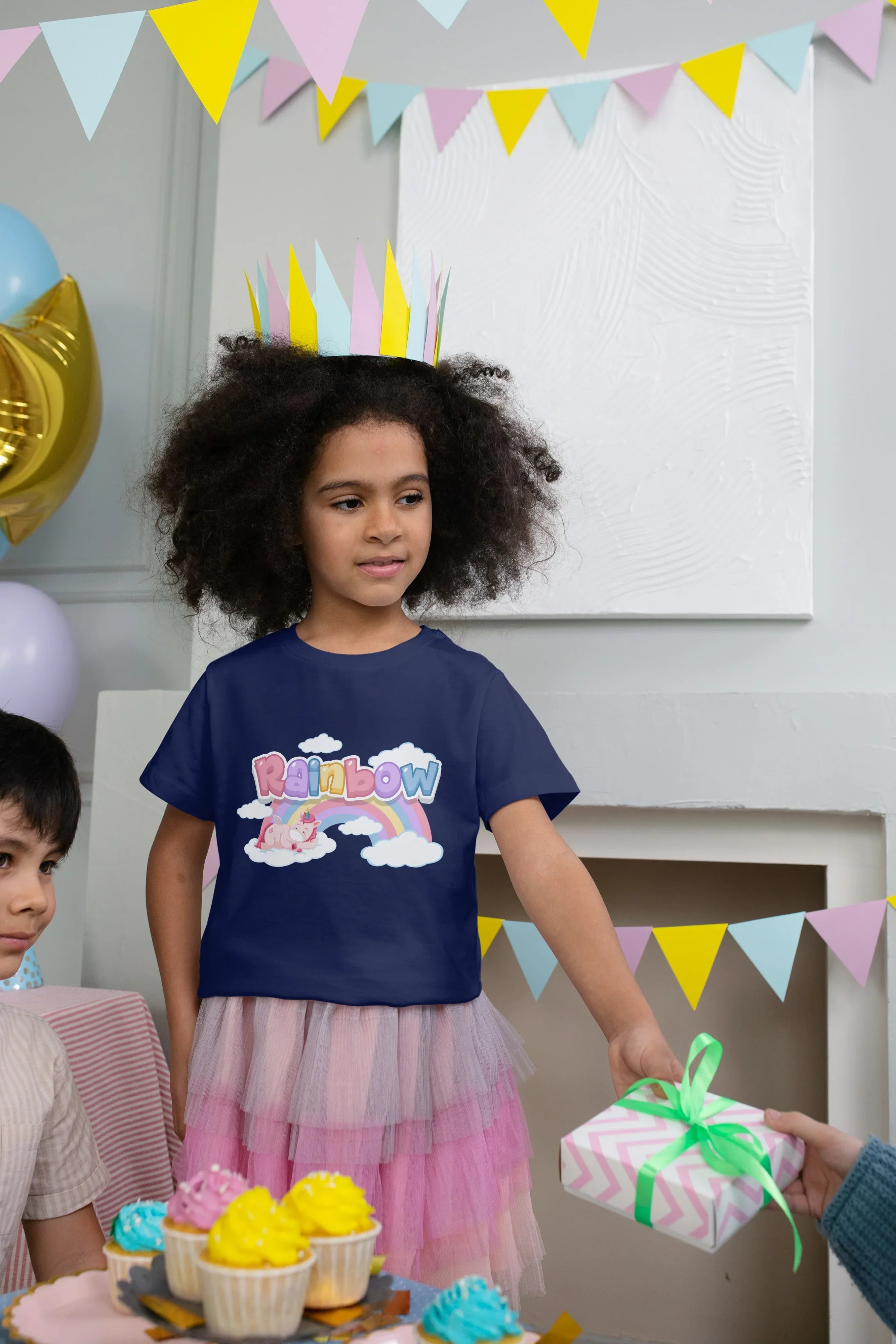 Rainbow Graphic T-Shirt for Girl's - Not So Suttle