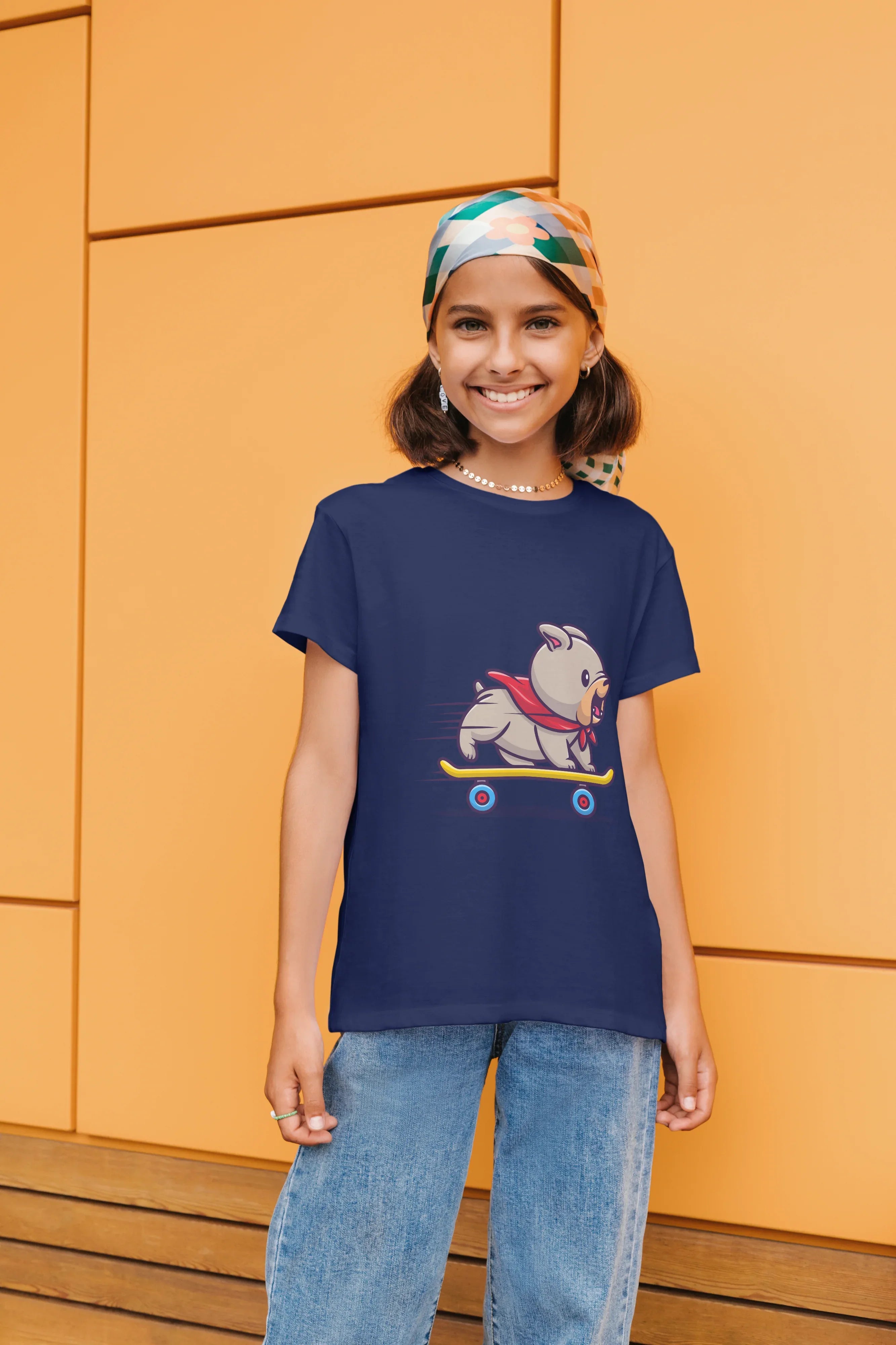 Skate Dog Graphic T-Shirt for Girl's - Not So Suttle