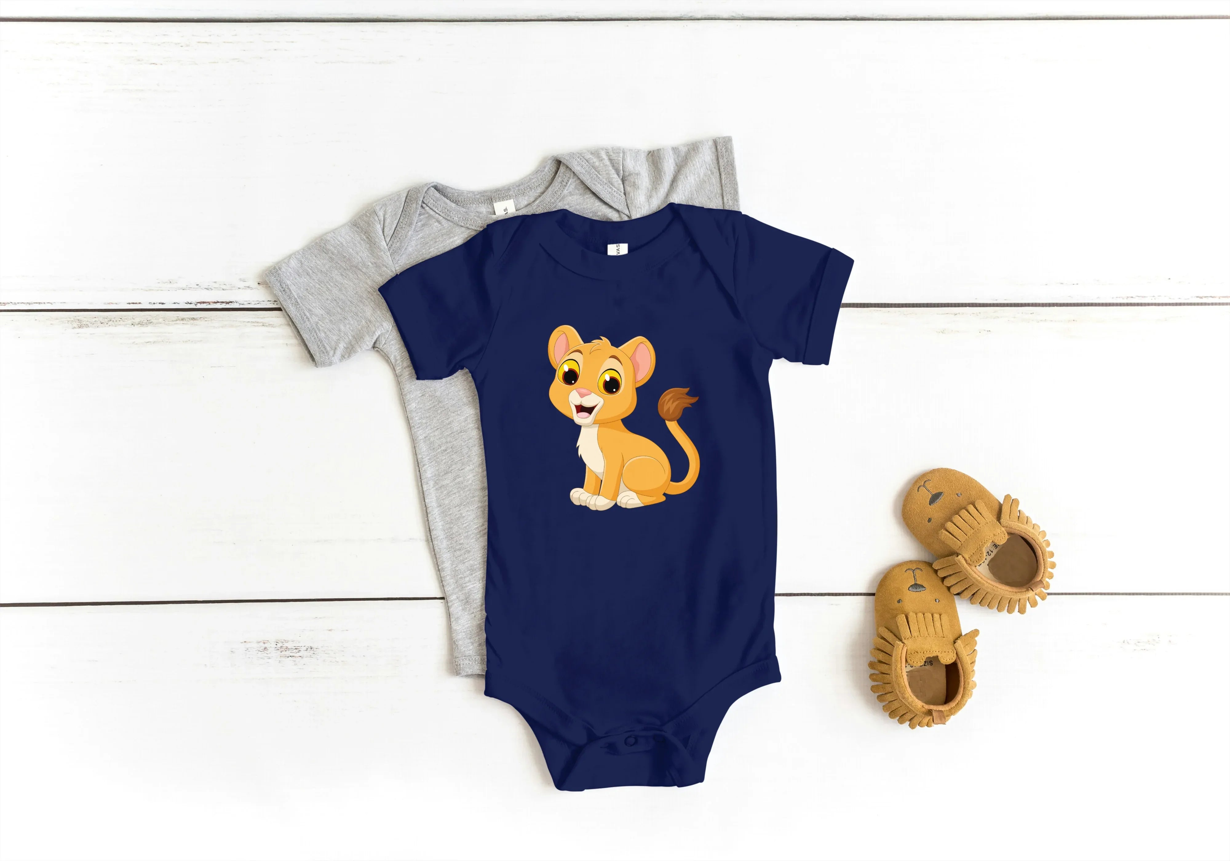 Lion Graphic Kids Rompers - Not So Suttle