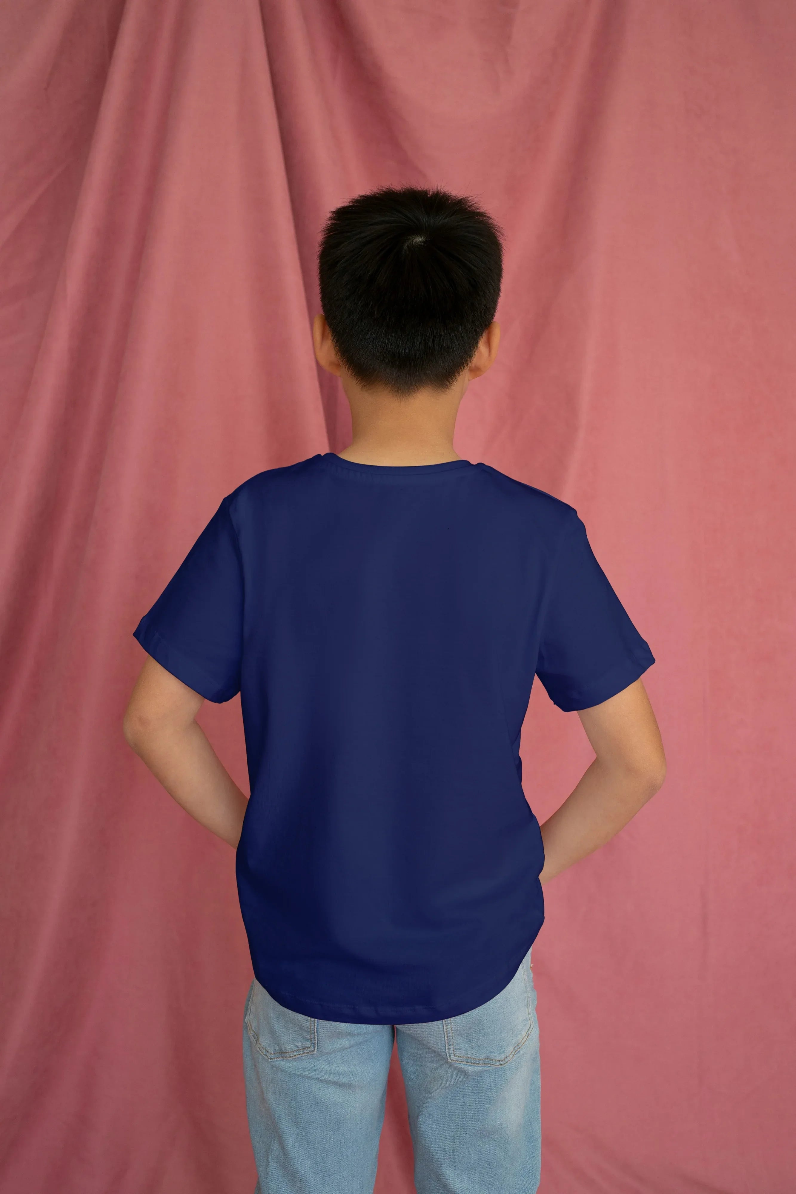 Boy's Crew Neck T-Shirt Royal Blue - Not So Suttle