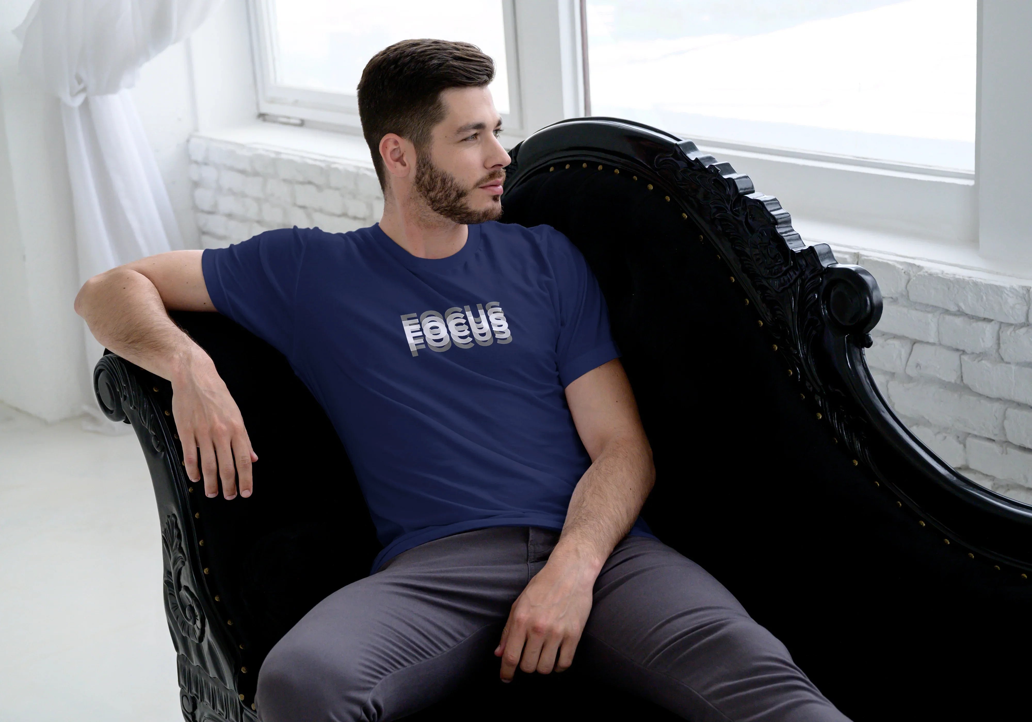 Focus Graphic T-Shirt for Men - Not So Suttle