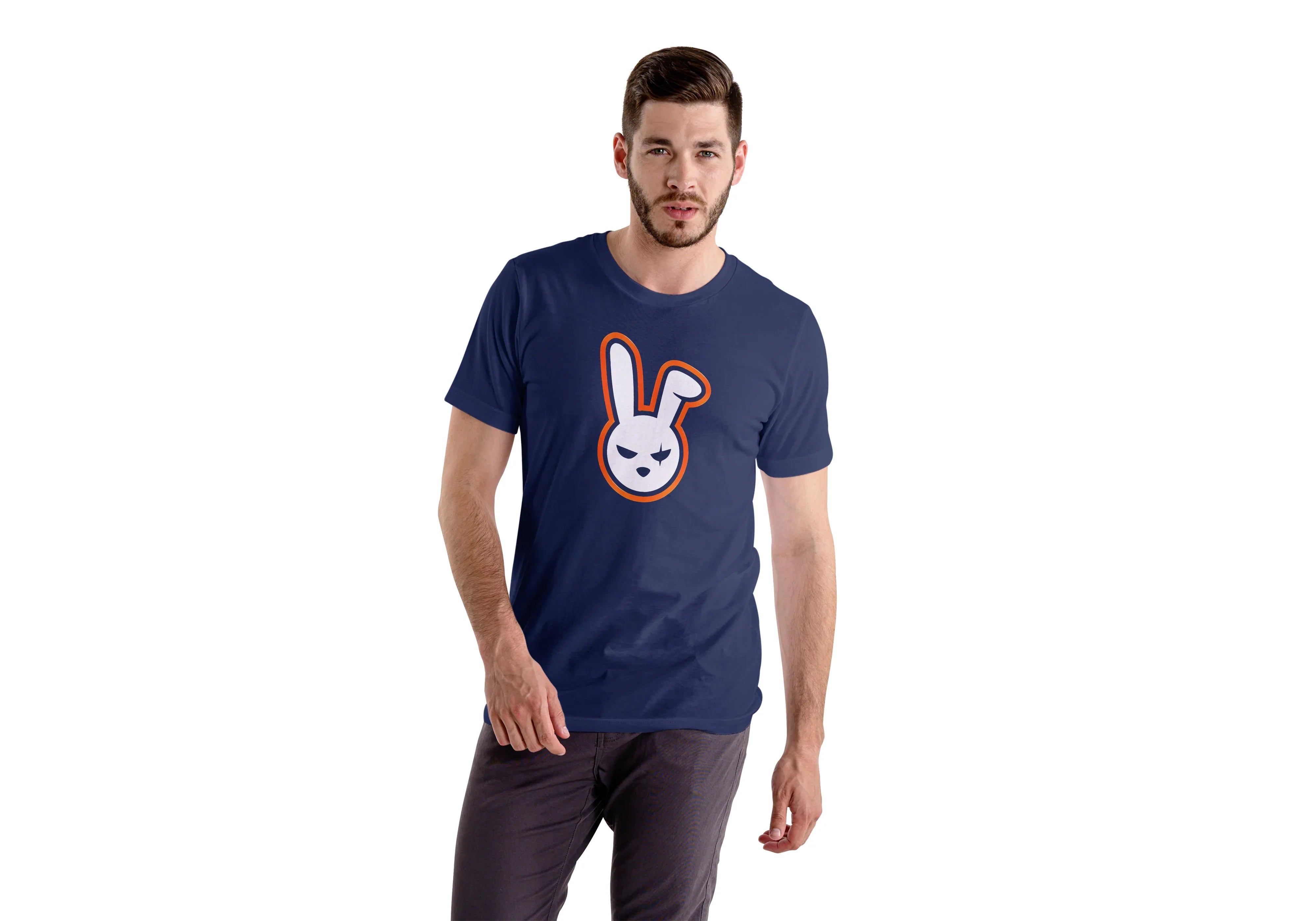 Angry Bunny Graphic T-Shirt for Men - Not So Suttle