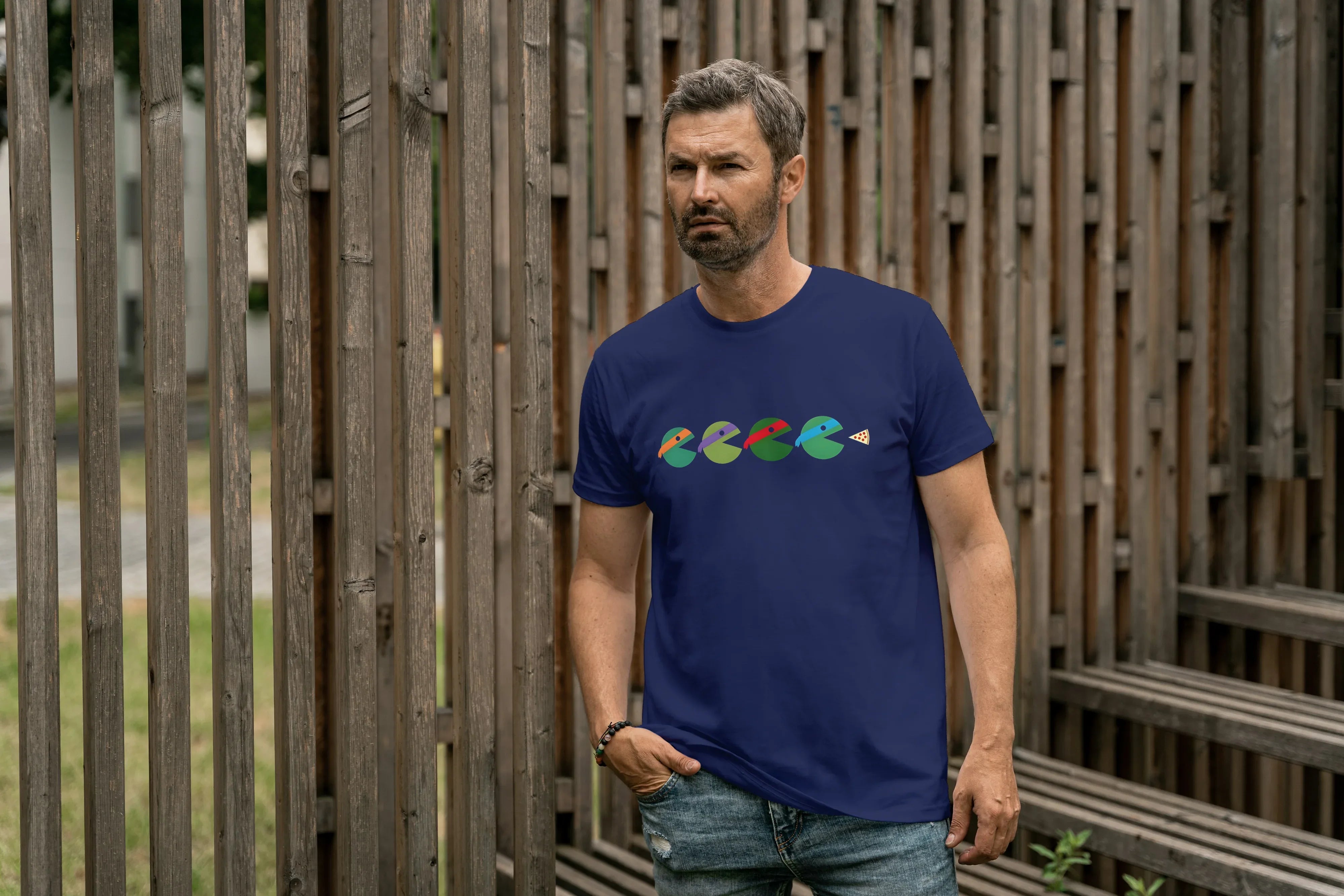 Ninja Turtle Graphic Classic Crew T-Shirt for Men - Not So Suttle