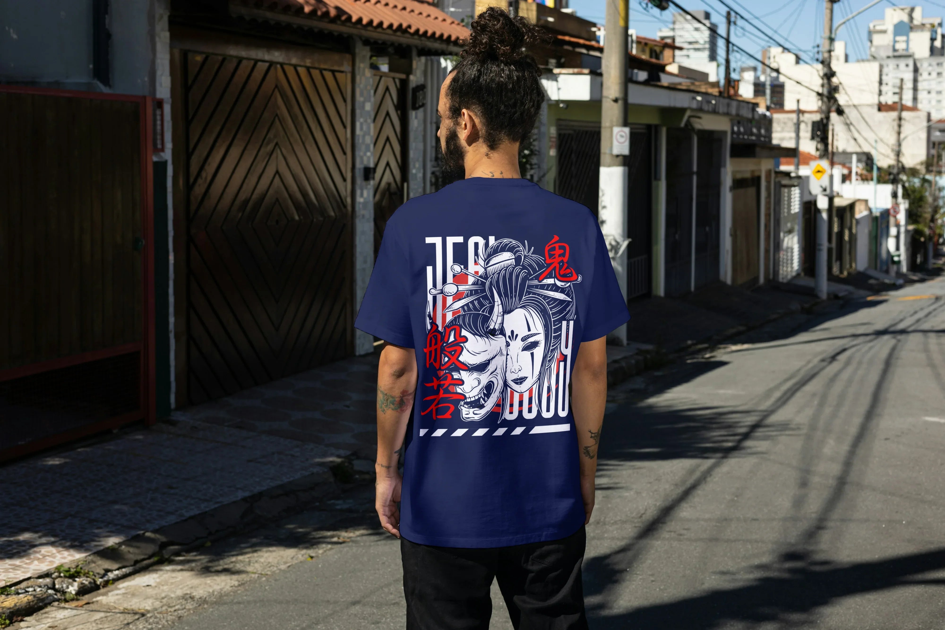 Black Graphic Oversized Classic T-Shirt for Men - Not So Suttle