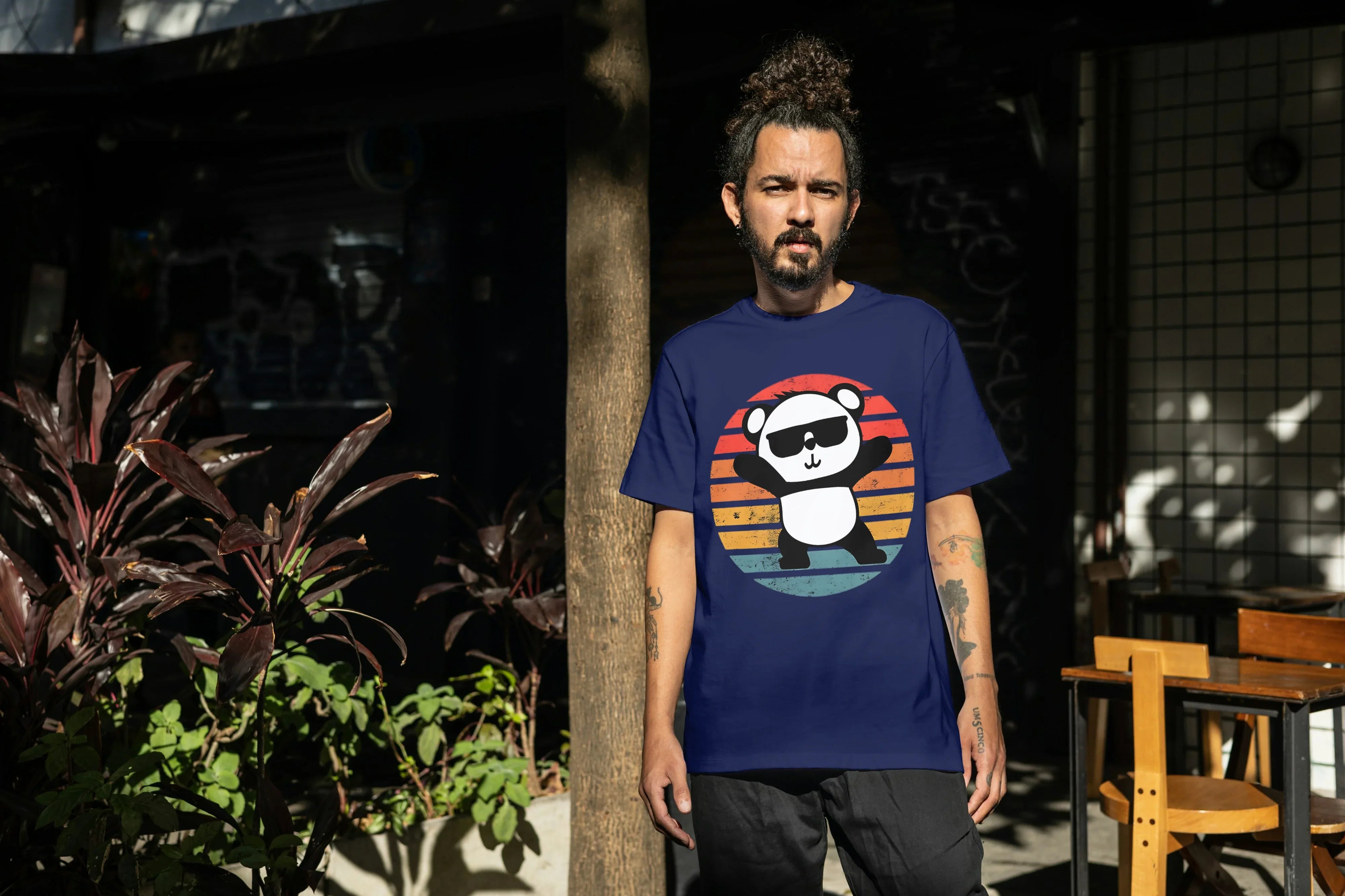 Cool Panda Oversized Classic T-Shirt for Men - Not So Suttle