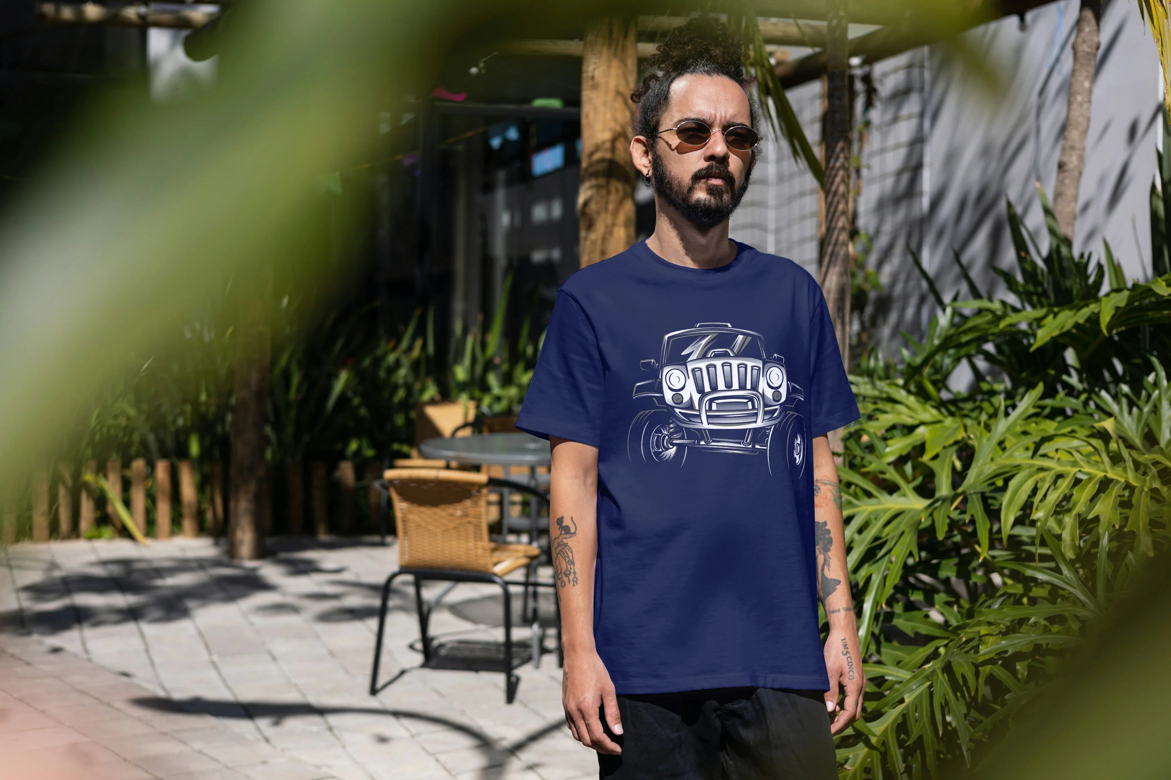 Off Road Graphic Oversized Classic T-Shirt for Men - Not So Suttle