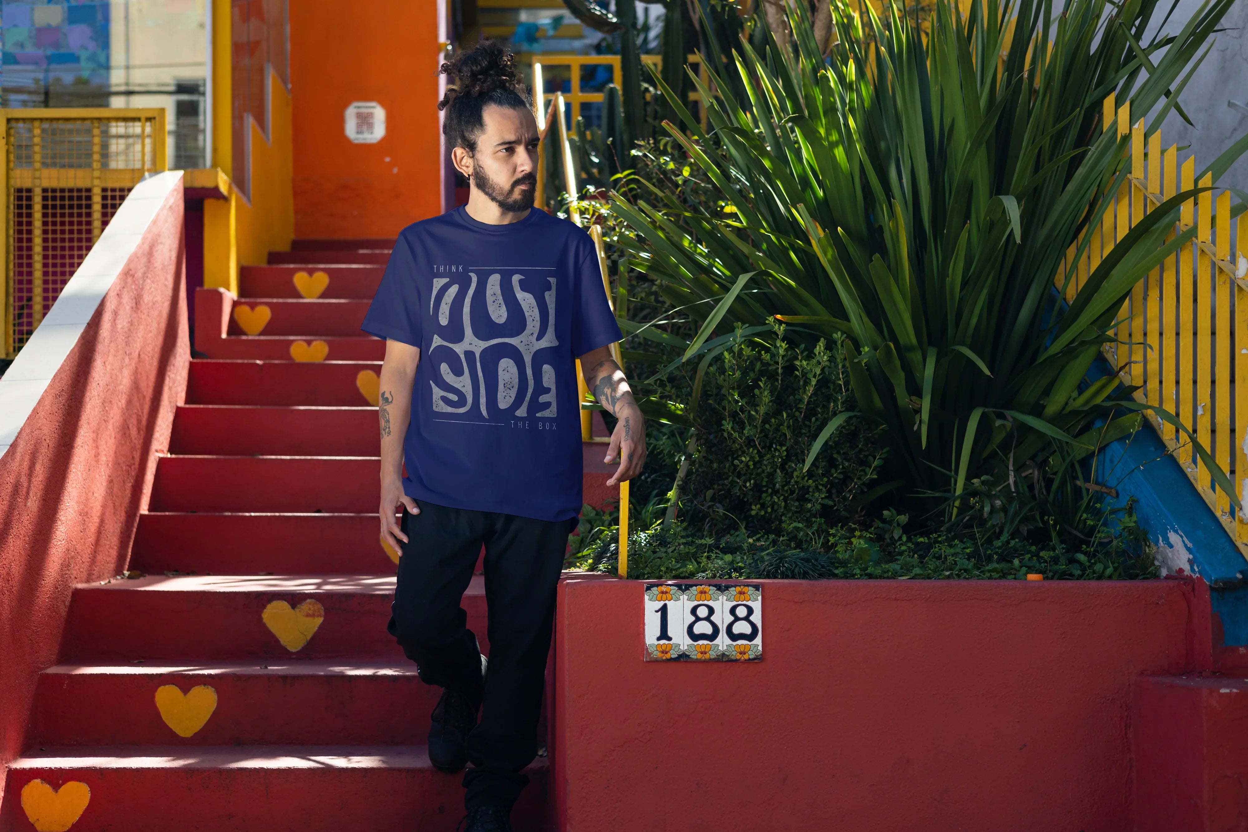 Outside Graphic Oversized Classic T-Shirt for Men - Not So Suttle