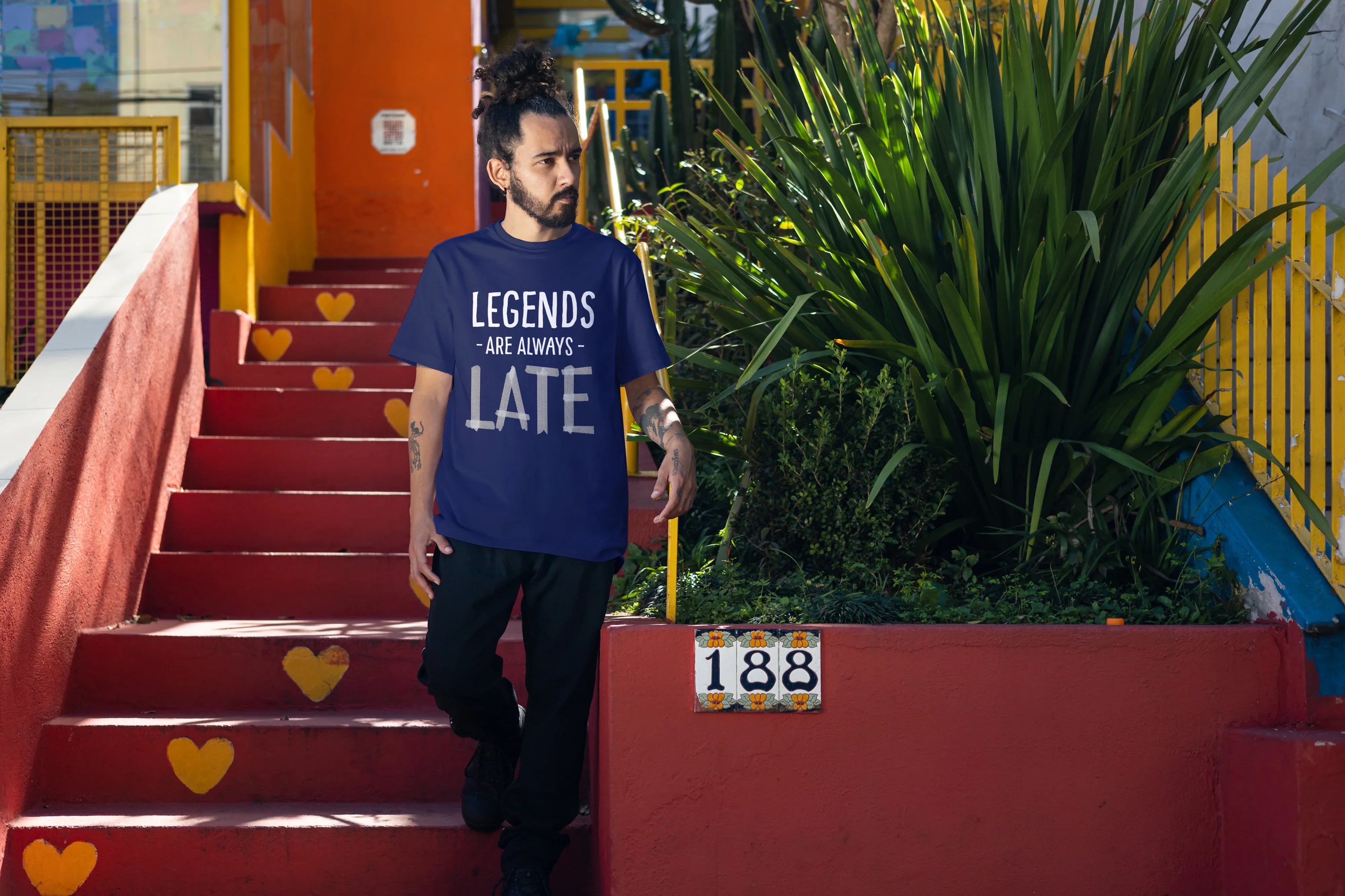 Legends are Always Late Graphic Oversized Classic T-Shirt for Men - Not So Suttle