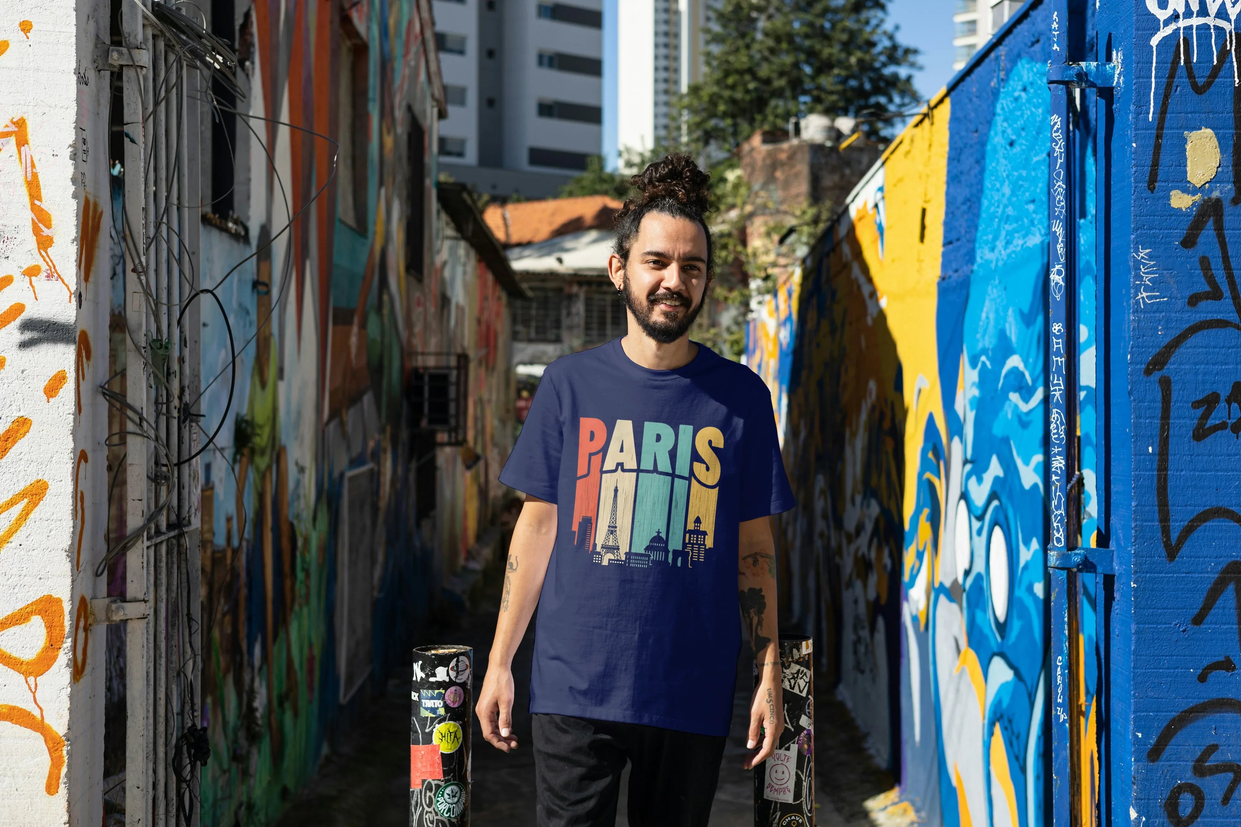 Paris Graphic Oversized Classic T-Shirt for Men - Not So Suttle