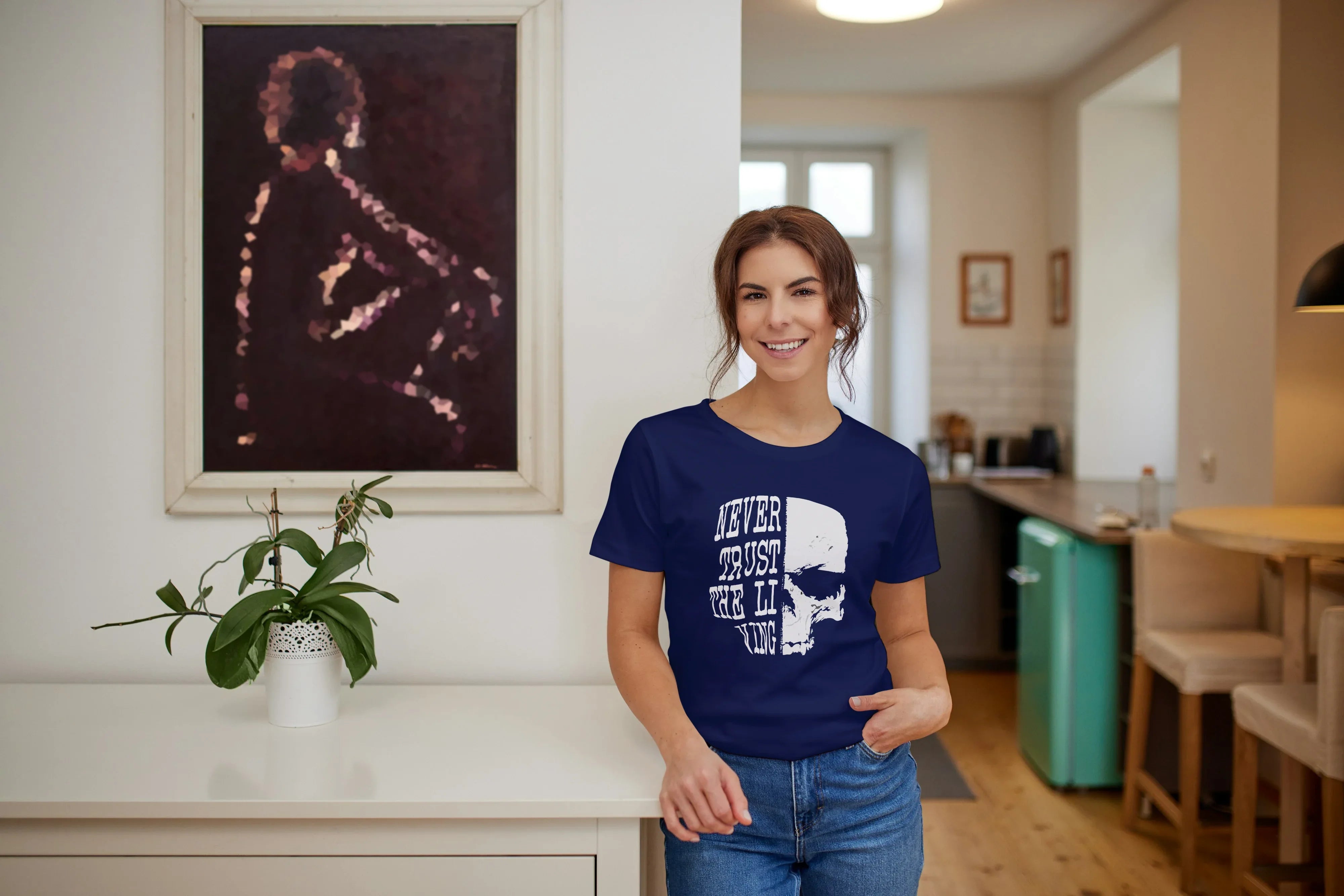 Never Trust the Living Graphic Classic T-Shirt for Women - Not So Suttle