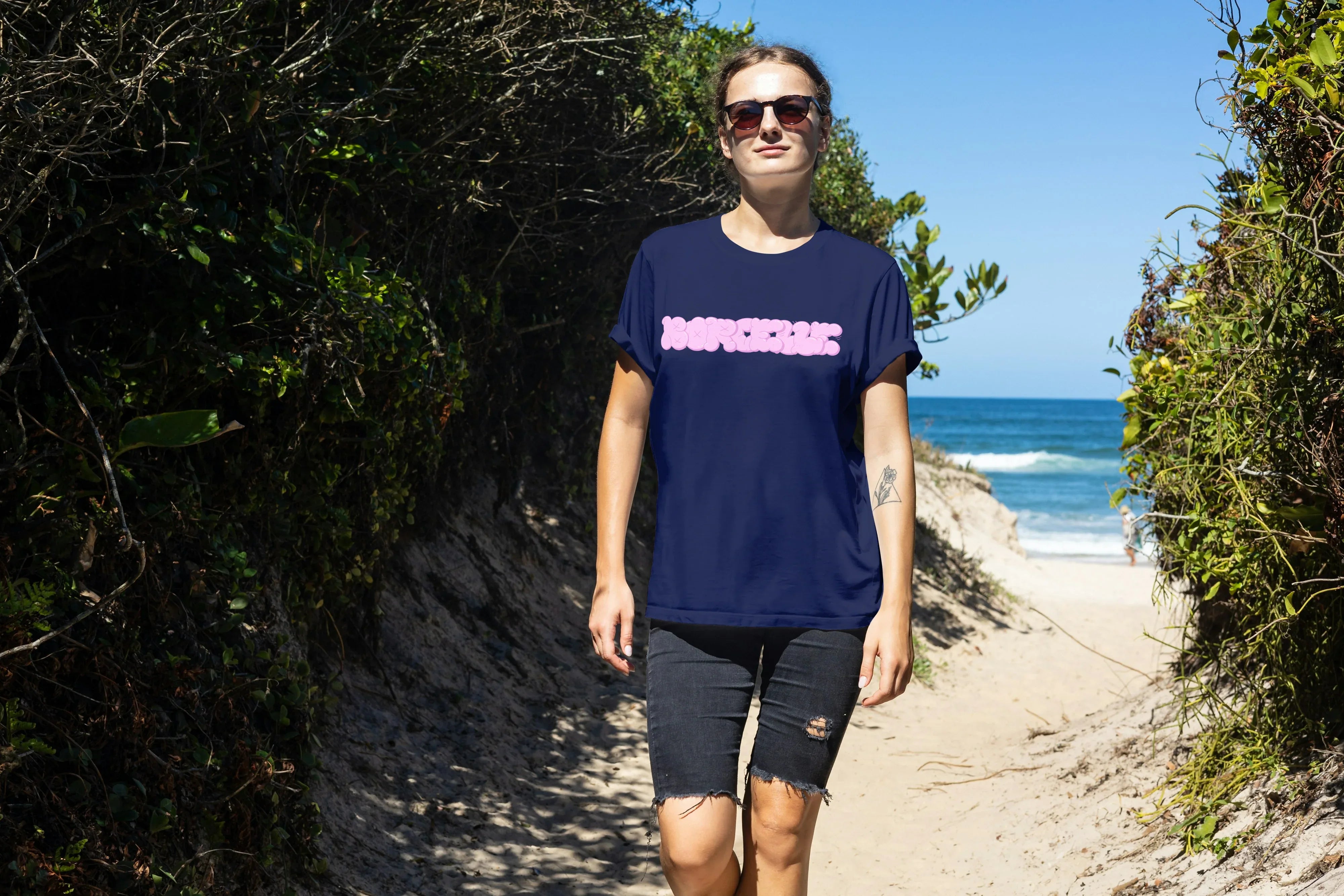 Borocelle Graphic Oversized Classic T-Shirt for Women - Not So Suttle