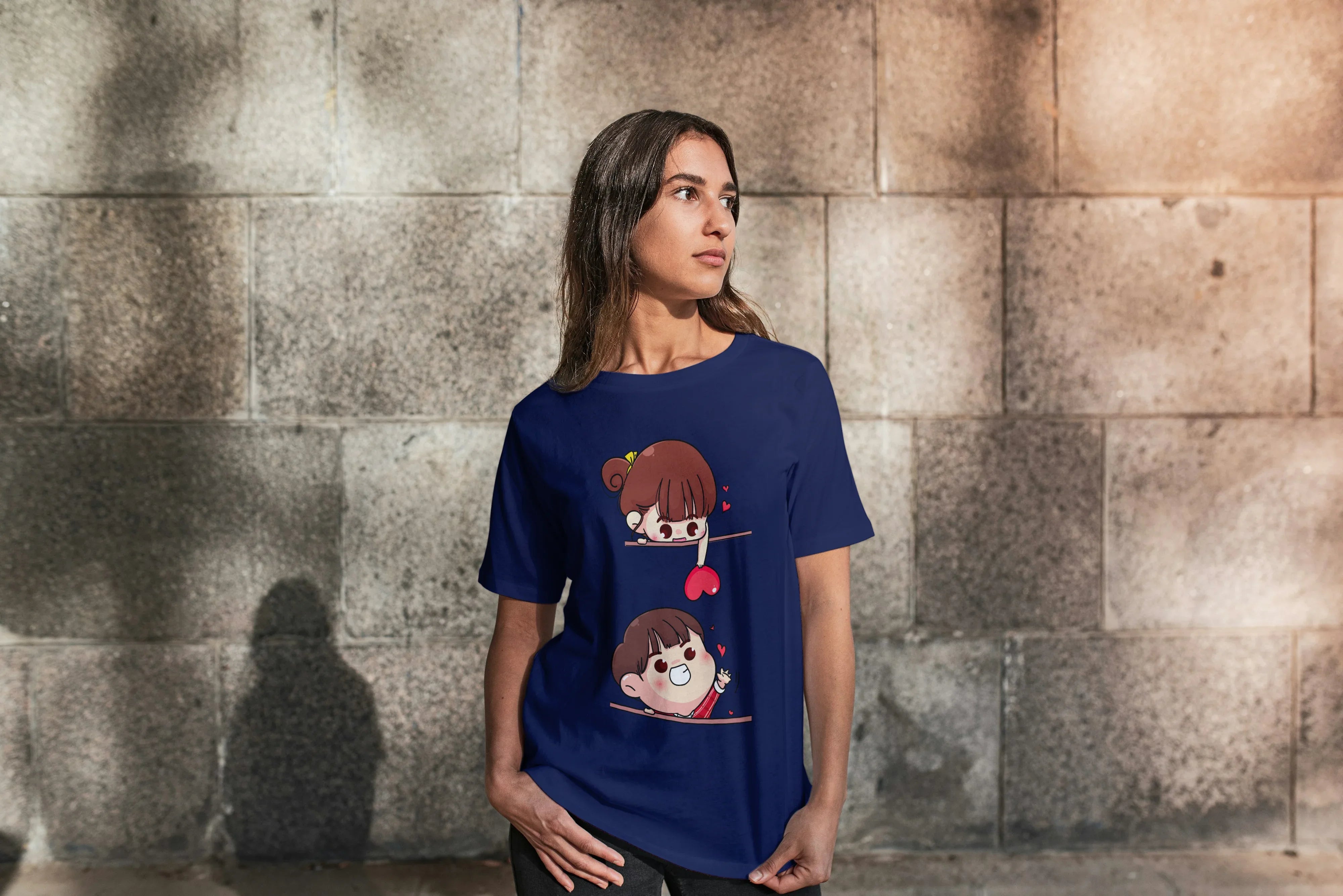 Love Life Graphic Oversized Classic T-Shirt for Women - Not So Suttle