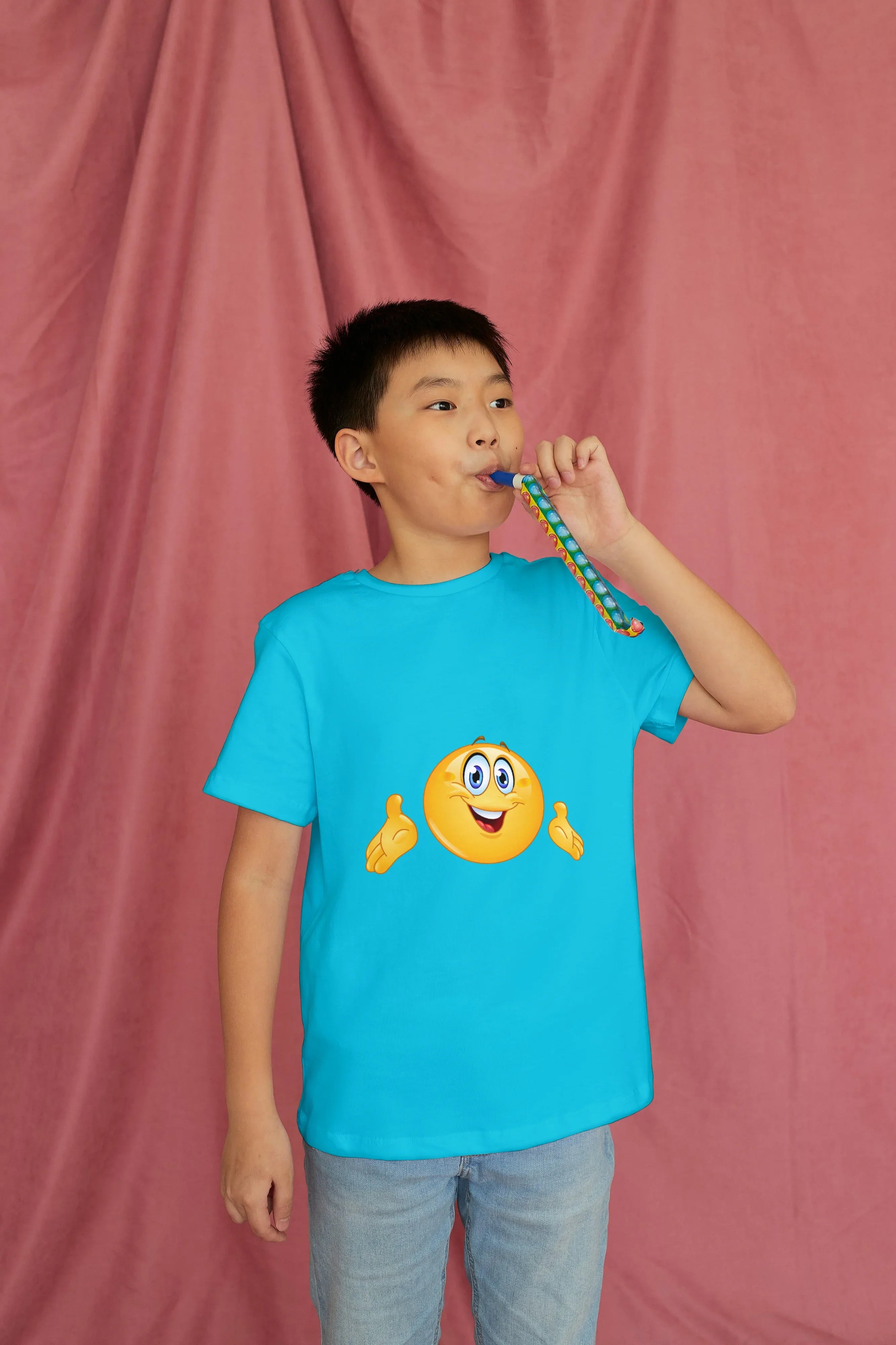 Smiley Graphics T-Shirt for Boys - Not So Suttle