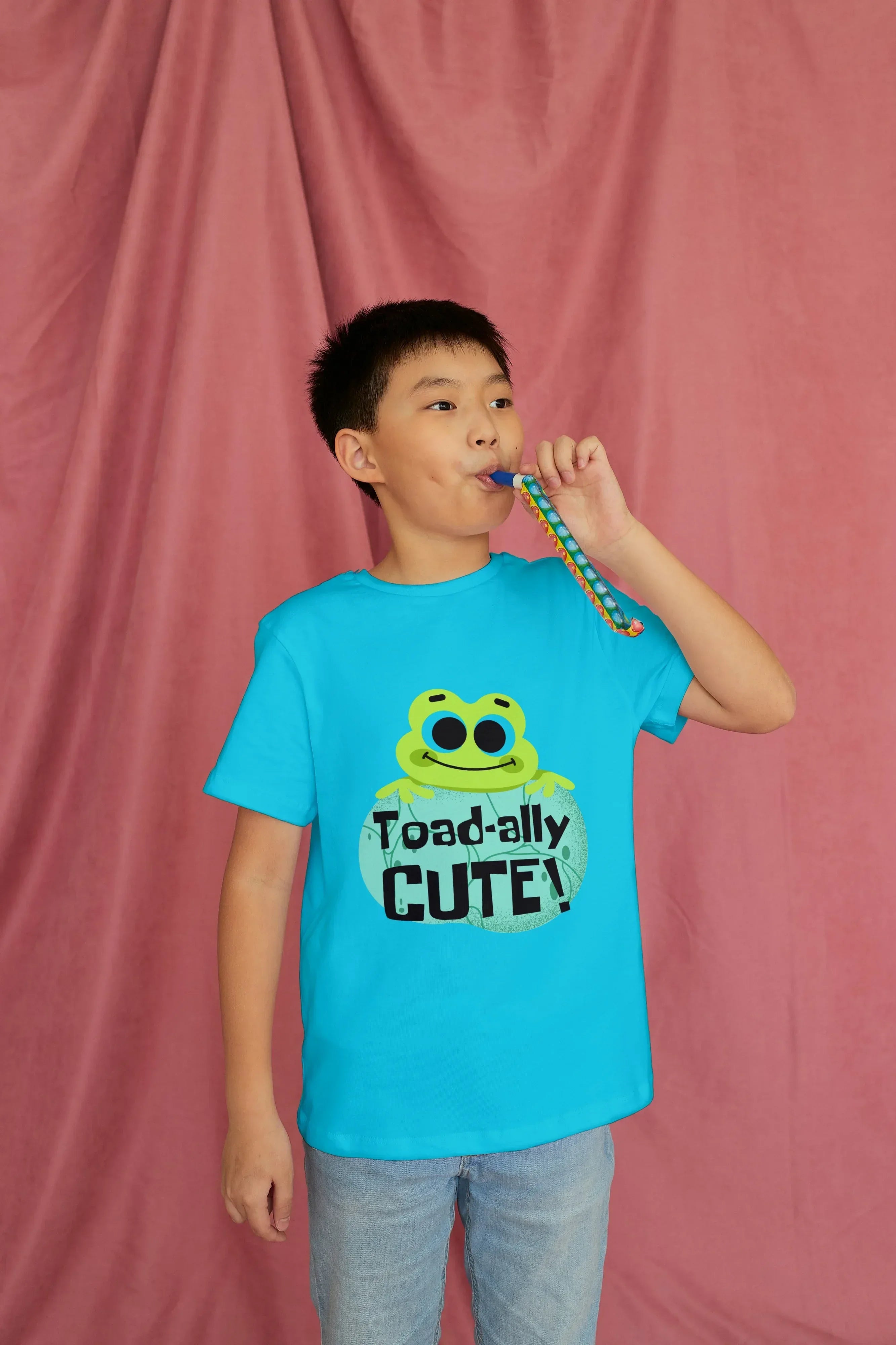 Cute Toad Graphic T-Shirt for Boys - Not So Suttle