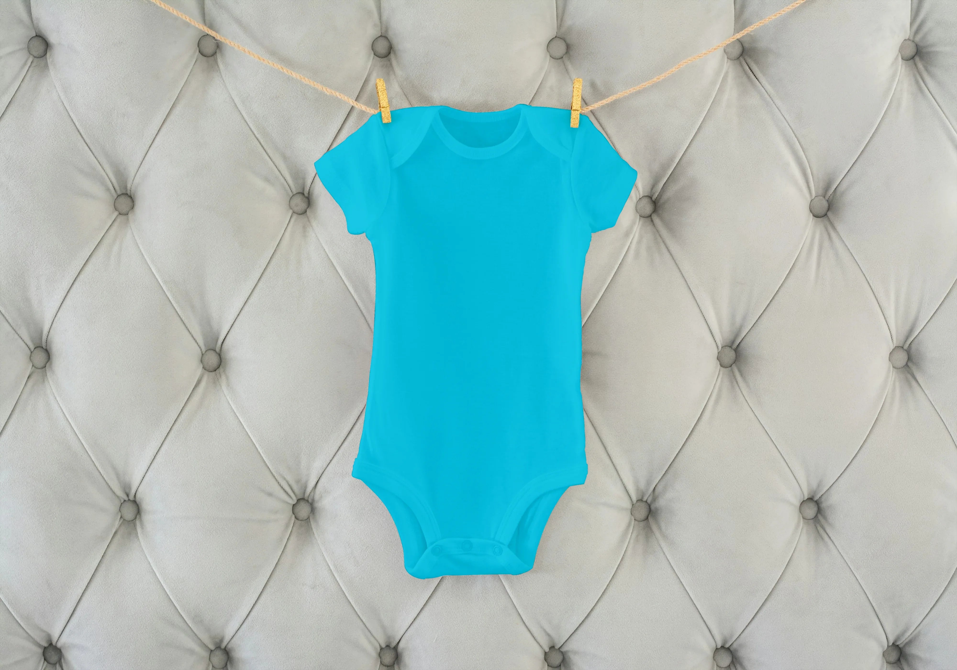 Kids Rompers Sky Blue - Not So Suttle