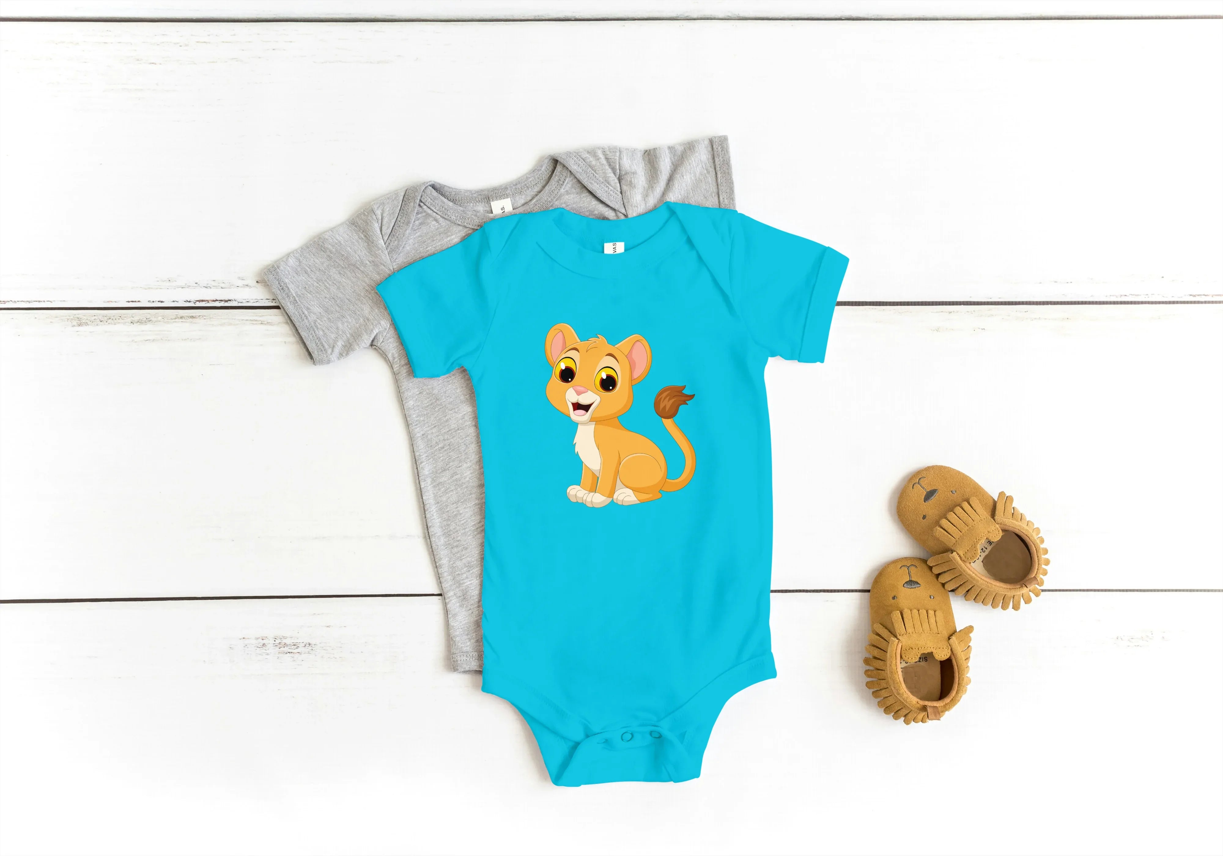 Lion Graphic Kids Rompers - Not So Suttle