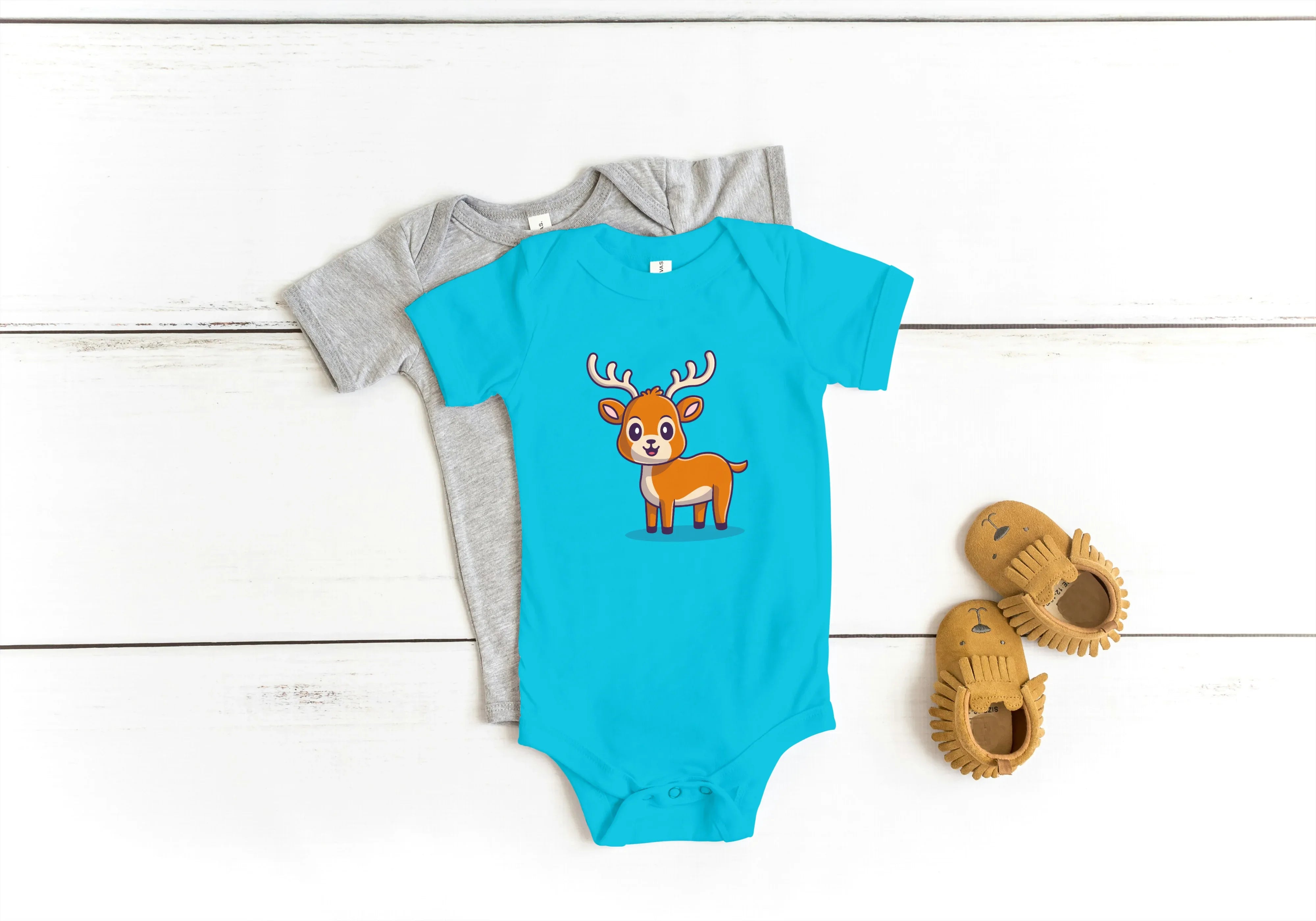 Deer Graphic Kids Rompers - Not So Suttle