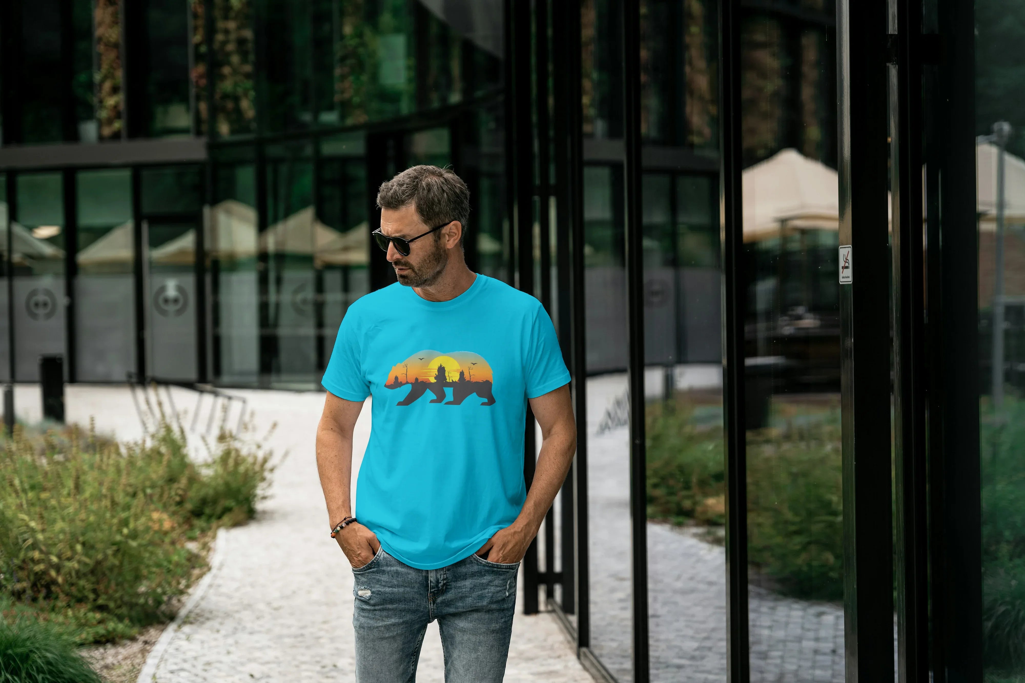 Travel Bear Classic Crew T-Shirt for Mendes - Not So Suttle