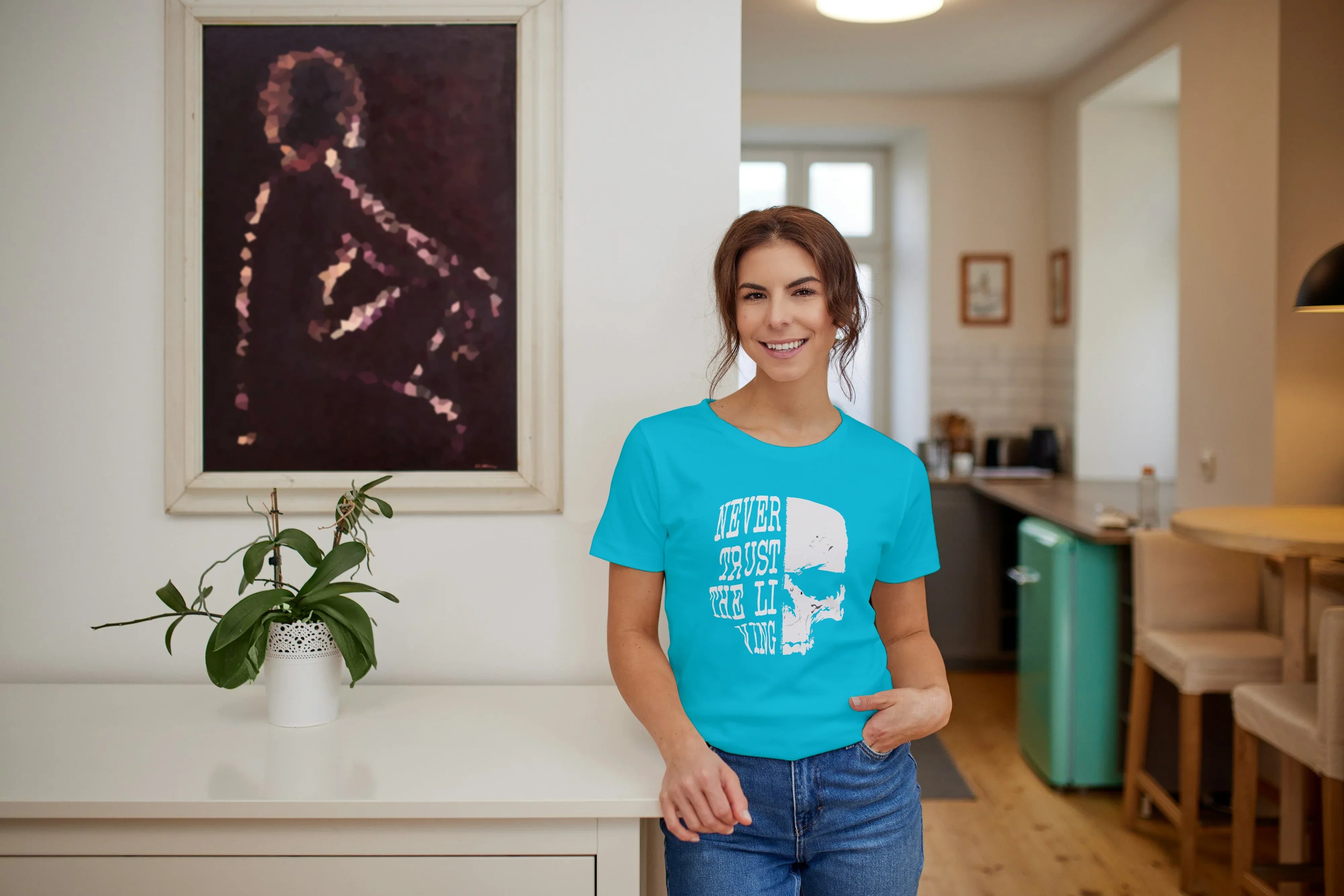 Never Trust the Living Graphic Classic T-Shirt for Women - Not So Suttle