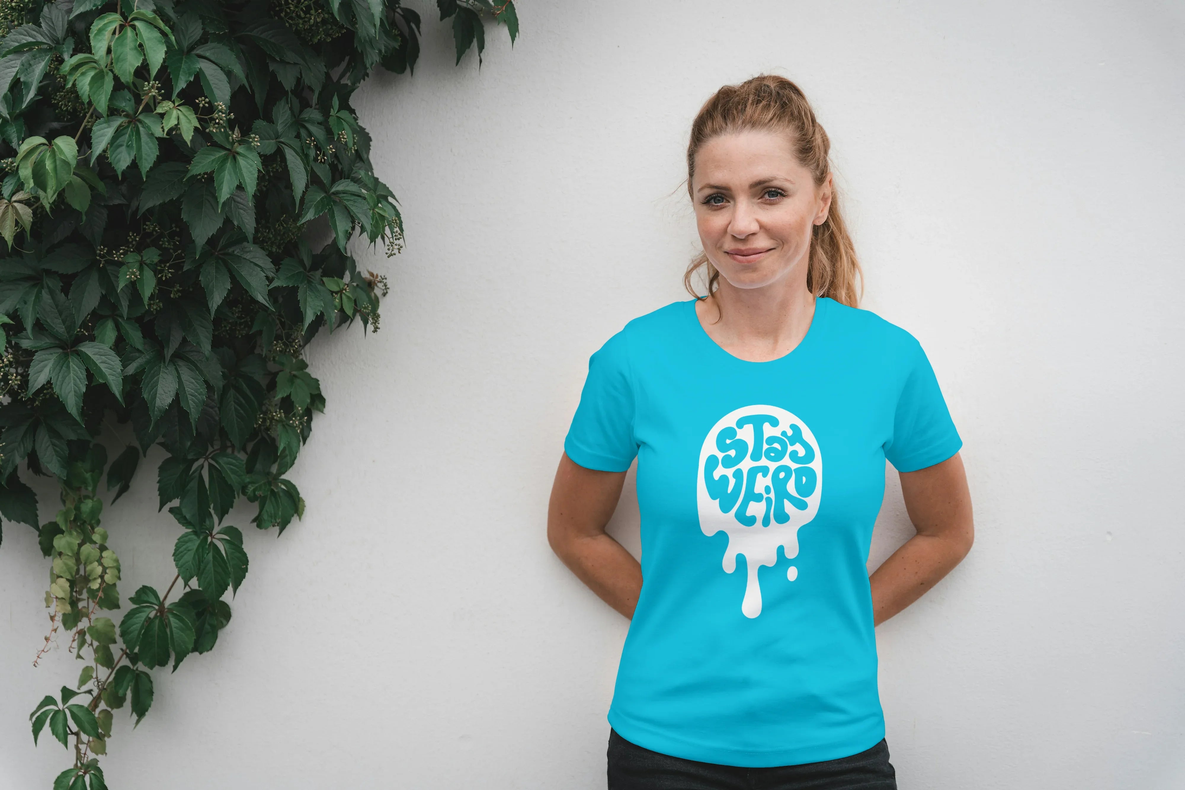 Stay Weird Graphic Classic T-Shirt for Women - Not So Suttle