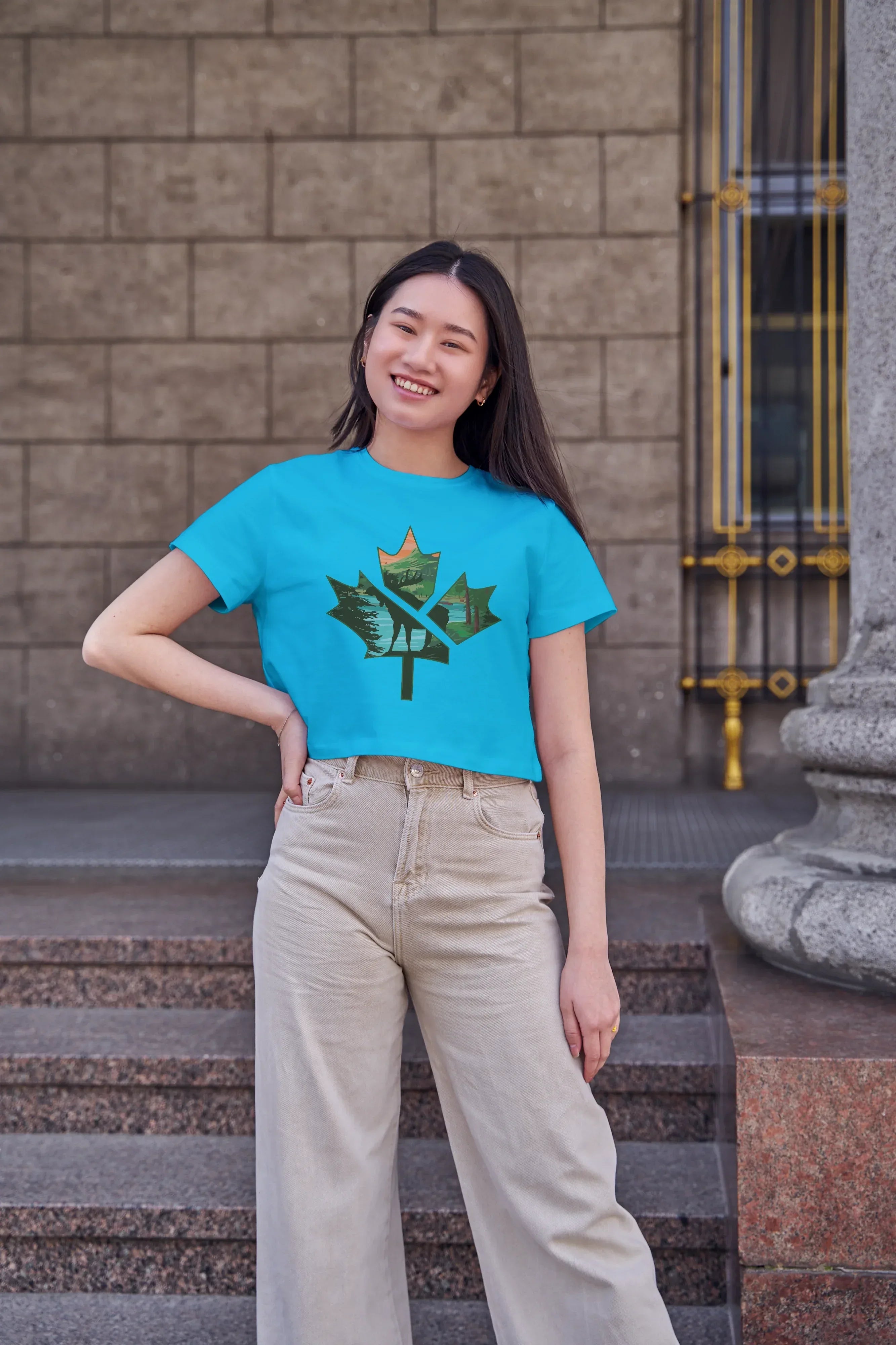 Autumn Graphic Crop Top for Women - Not So Suttle