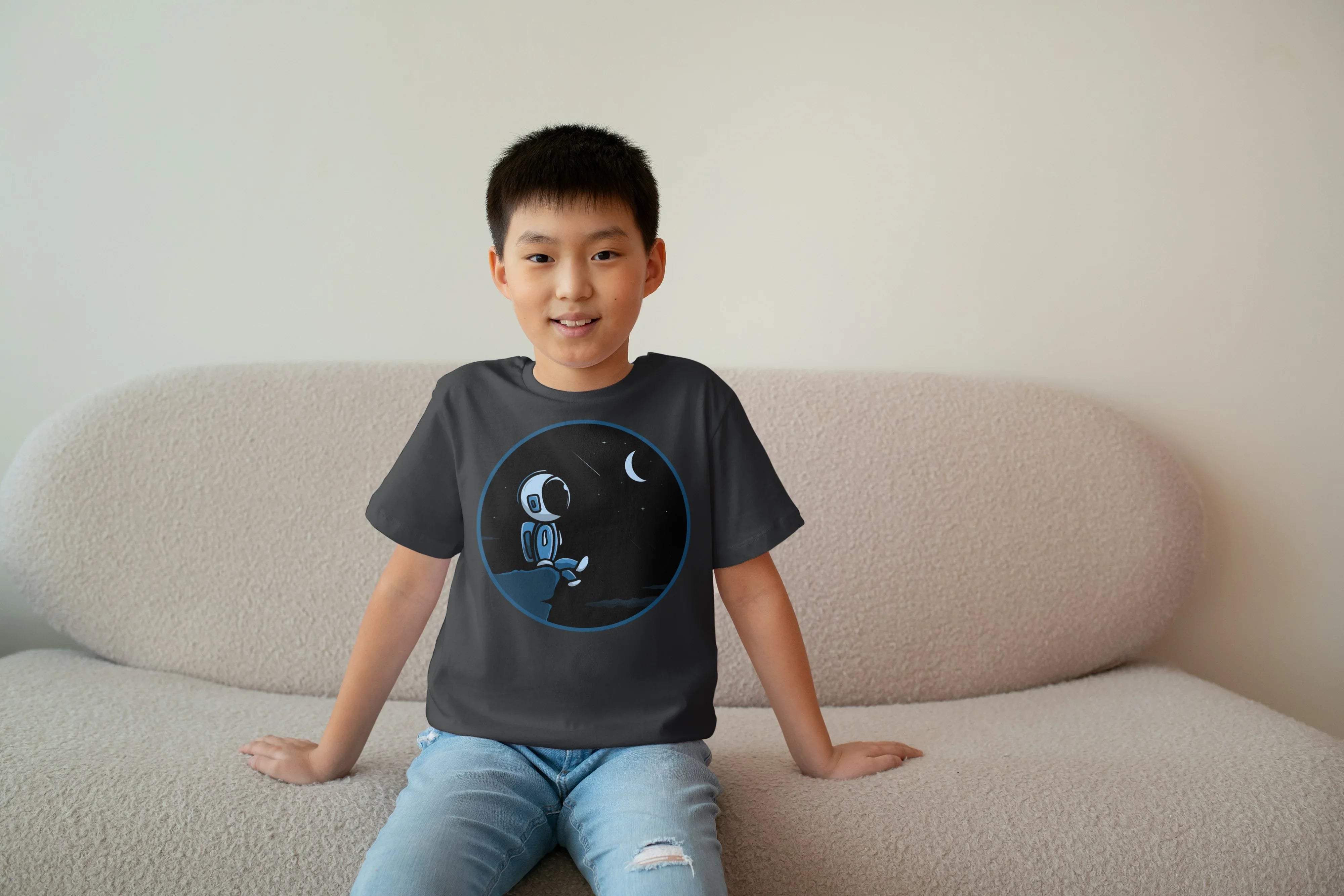 Astronaut Graphic T-Shirt for Boys - Not So Suttle