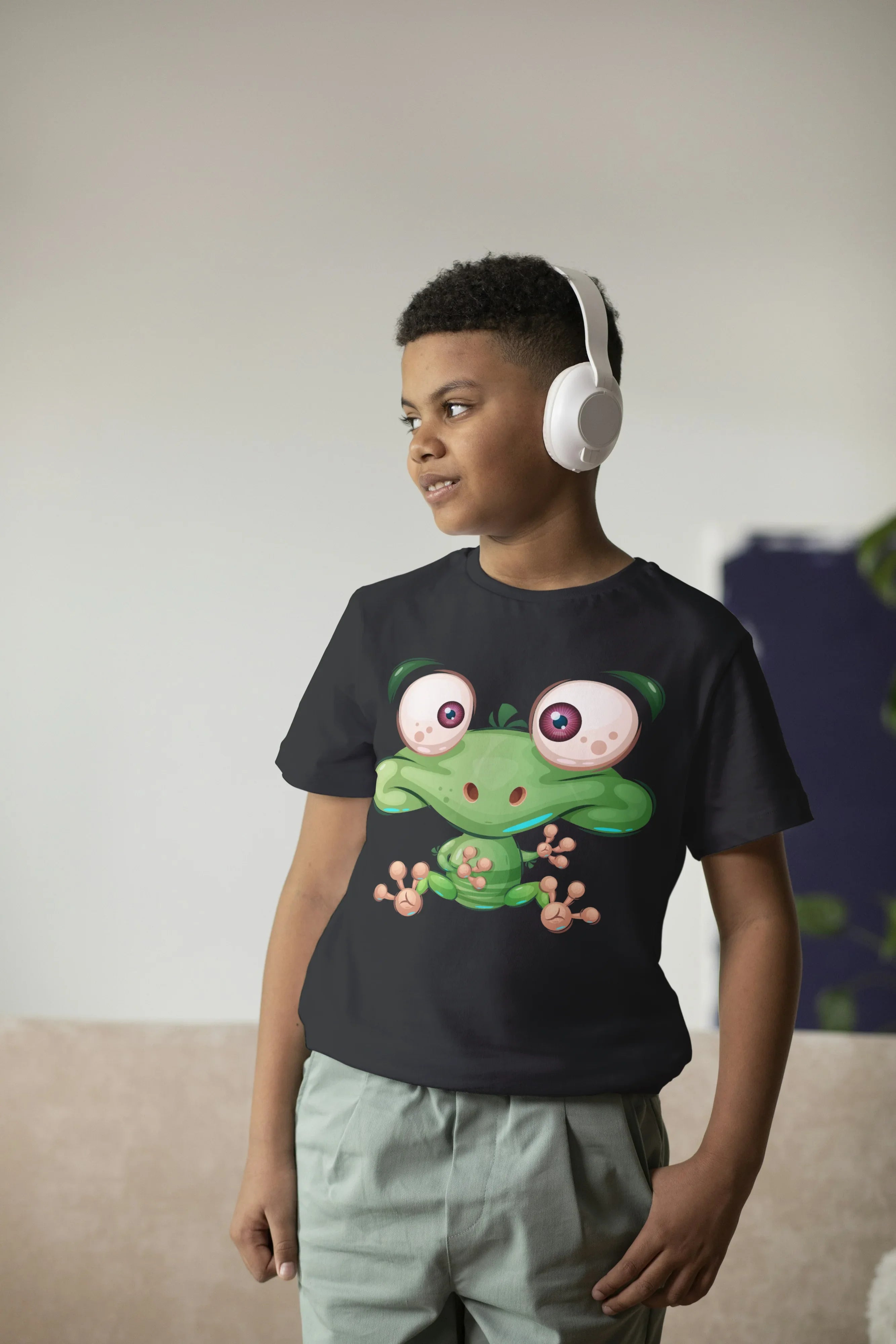 Frog Graphic T-Shirt for Boys - Not So Suttle