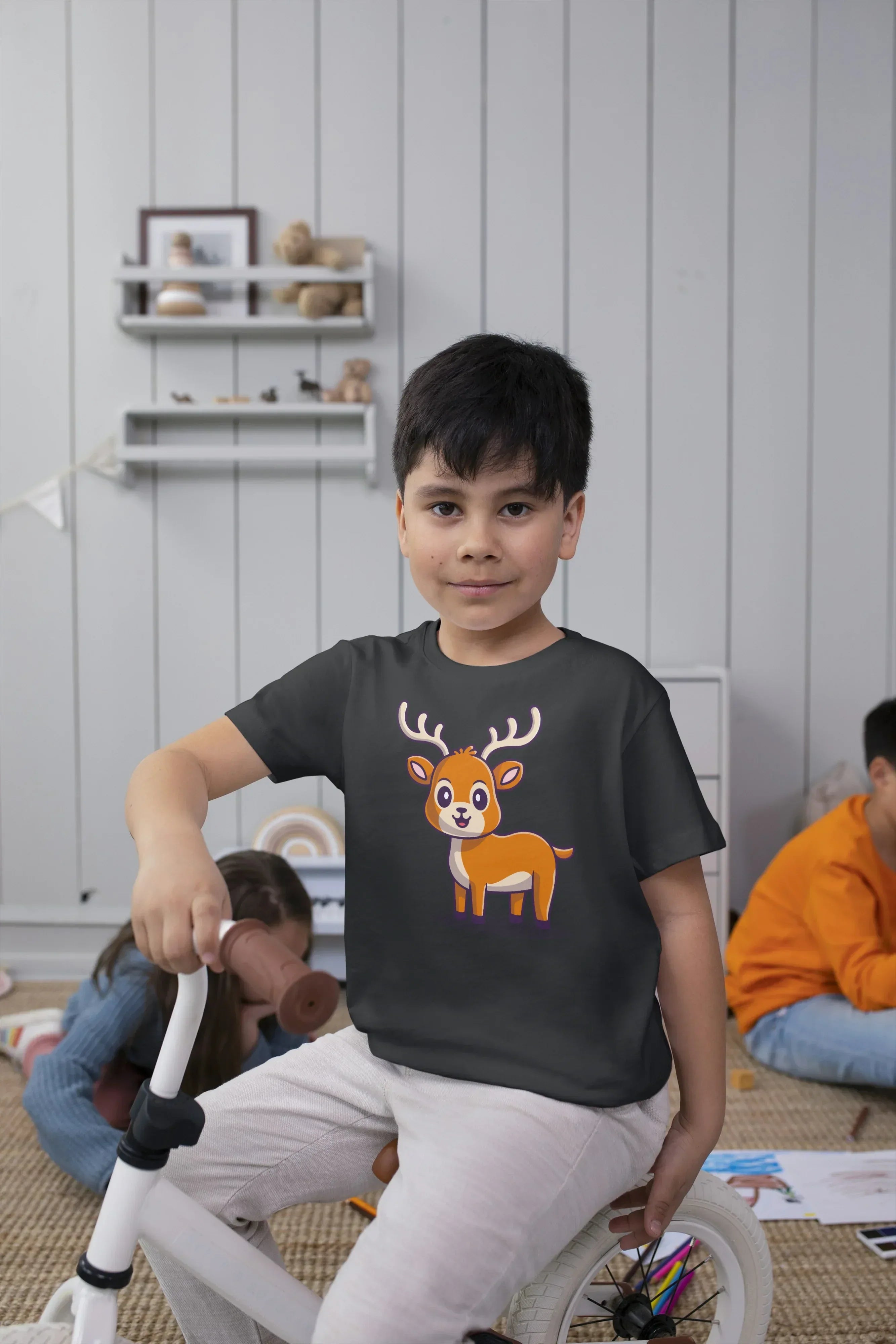 Deer Graphic T-Shirt for Boys - Not So Suttle