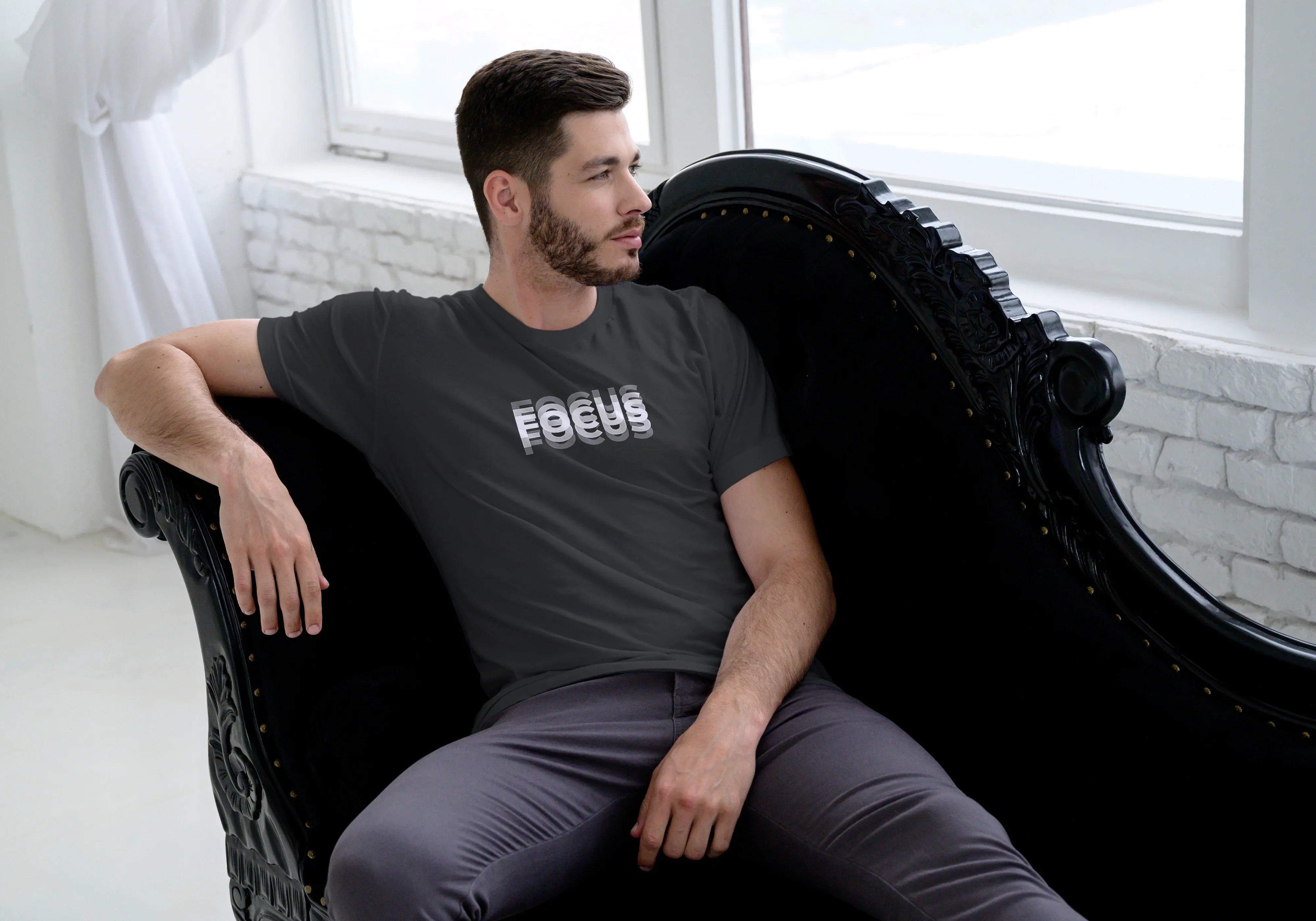 Focus Graphic T-Shirt for Men - Not So Suttle