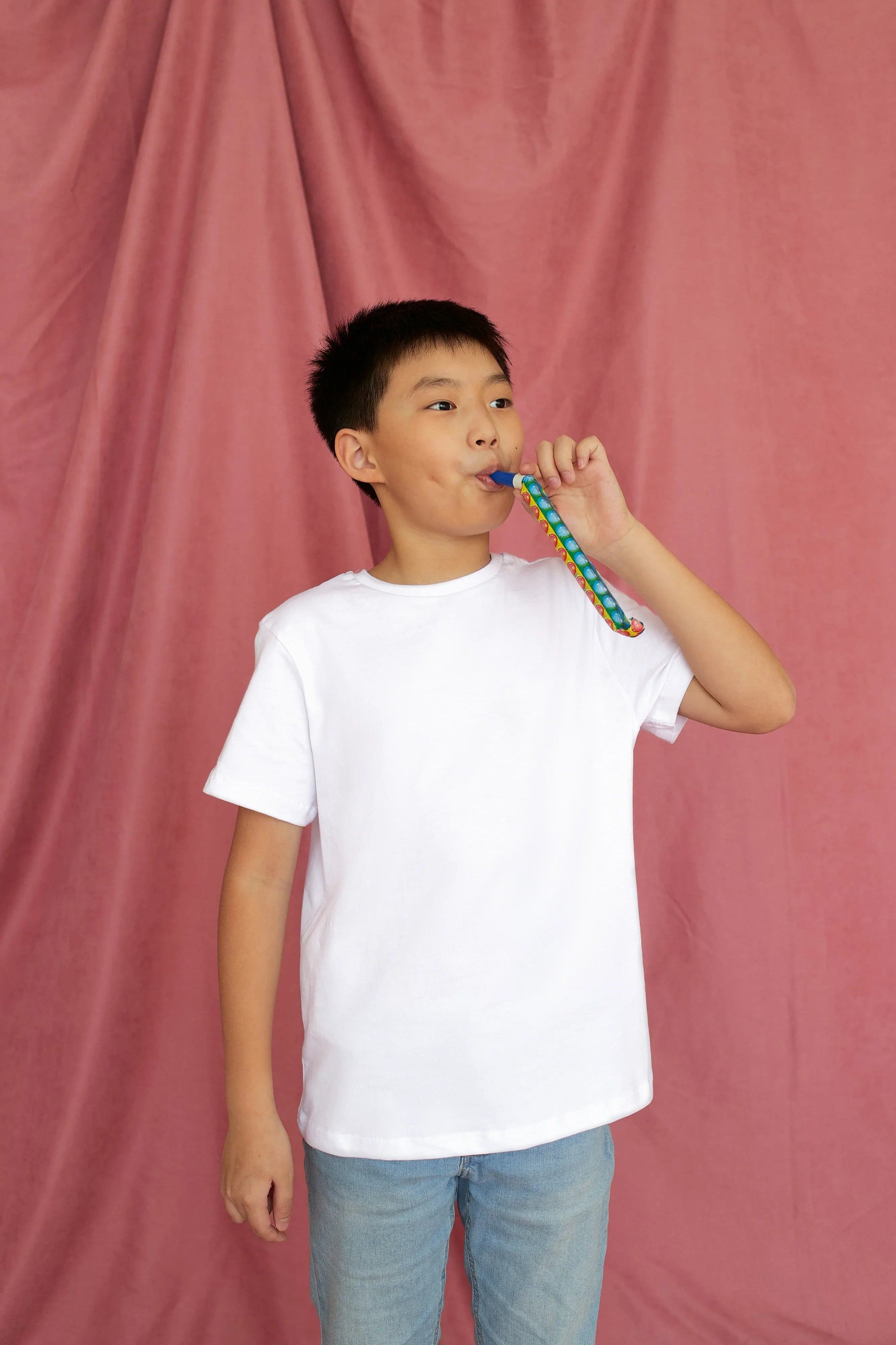 Boy's Crew Neck T-Shirt White - Not So Suttle