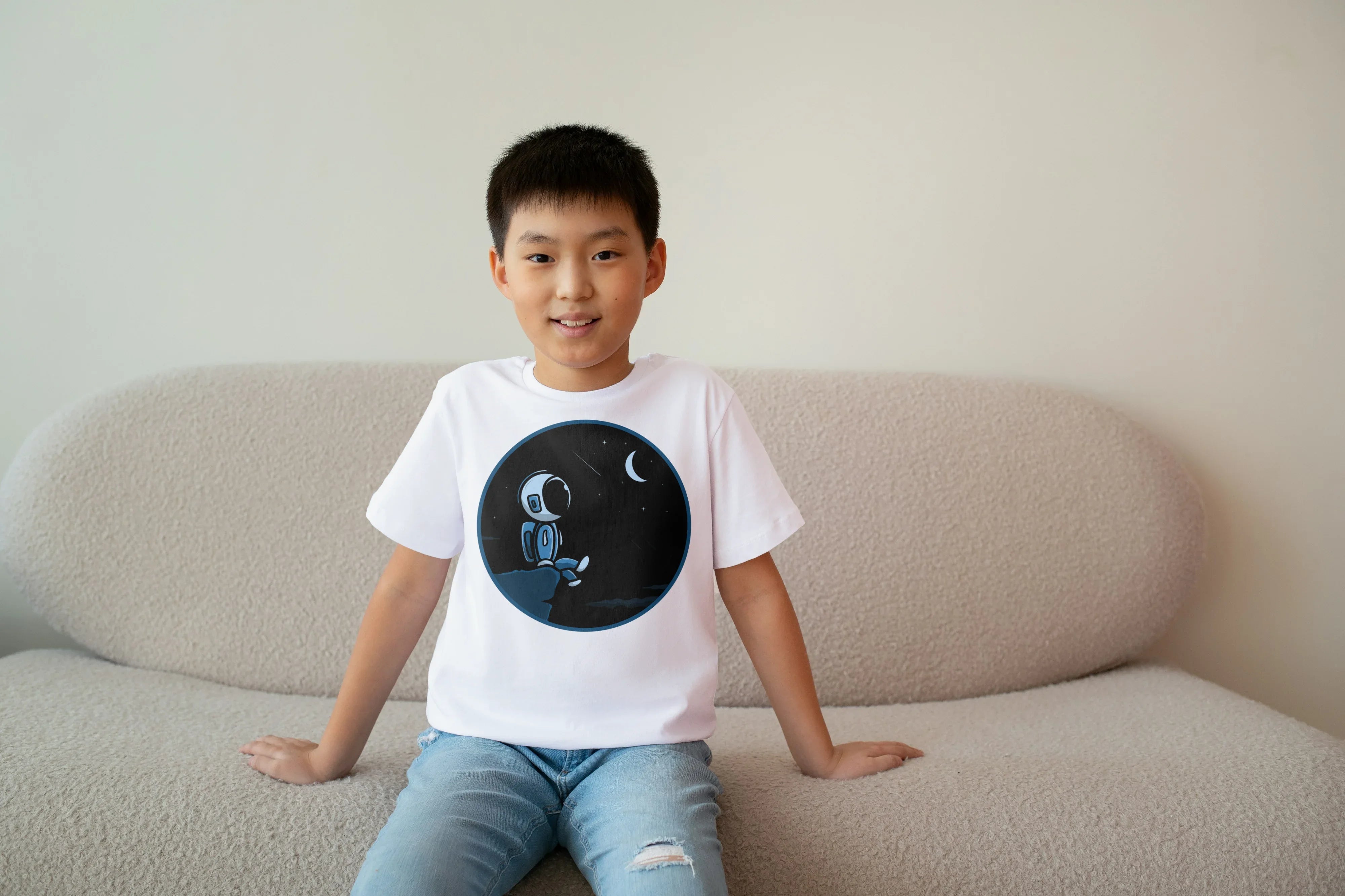 Astronaut Graphic T-Shirt for Boys - Not So Suttle
